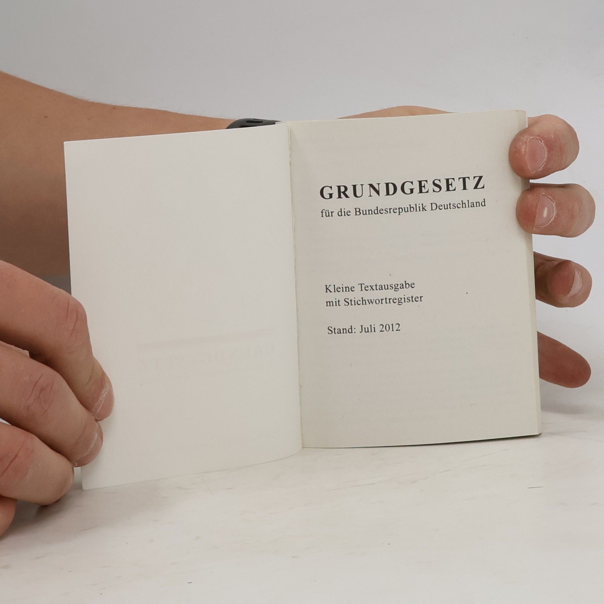 Various authors Grundgesetz