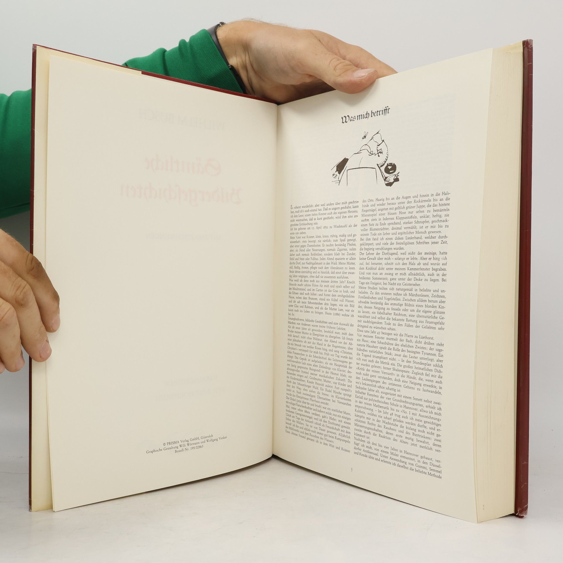 Wilhelm Busch Sämtliche Bildergeschichten