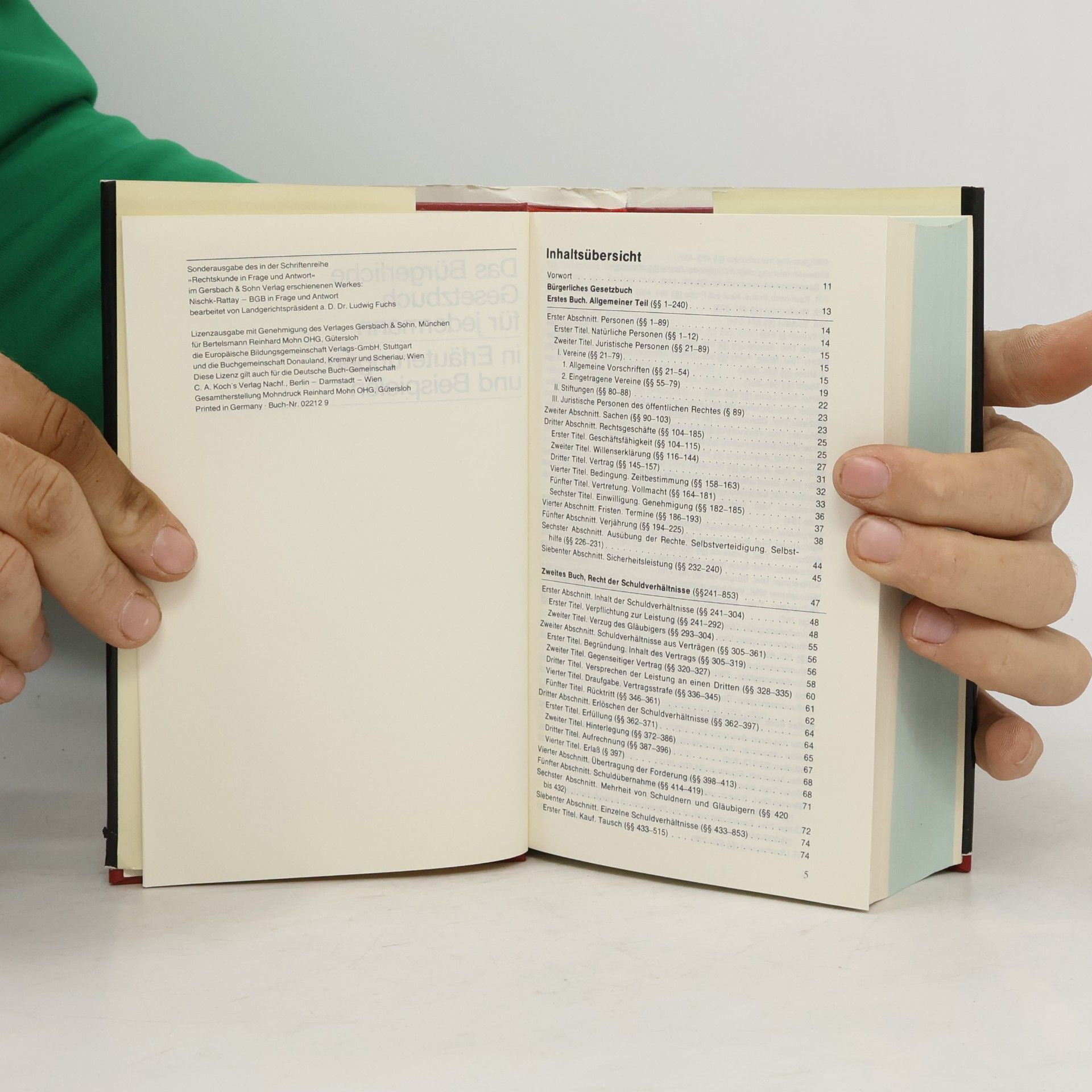 Kolektiv autorů Das Bürgerliche Gesetzbuch für jedermann