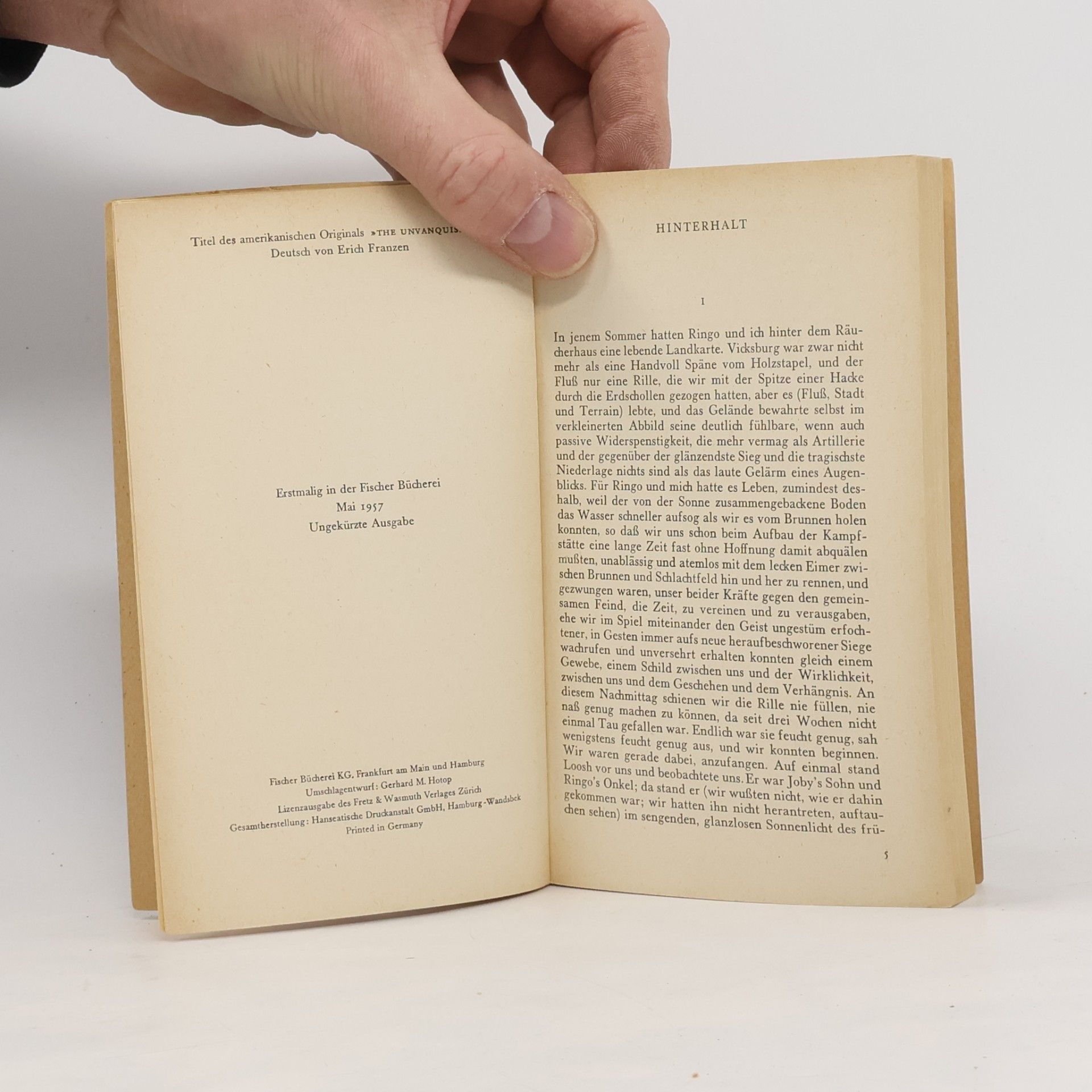 William Faulkner Die Unbesiegten