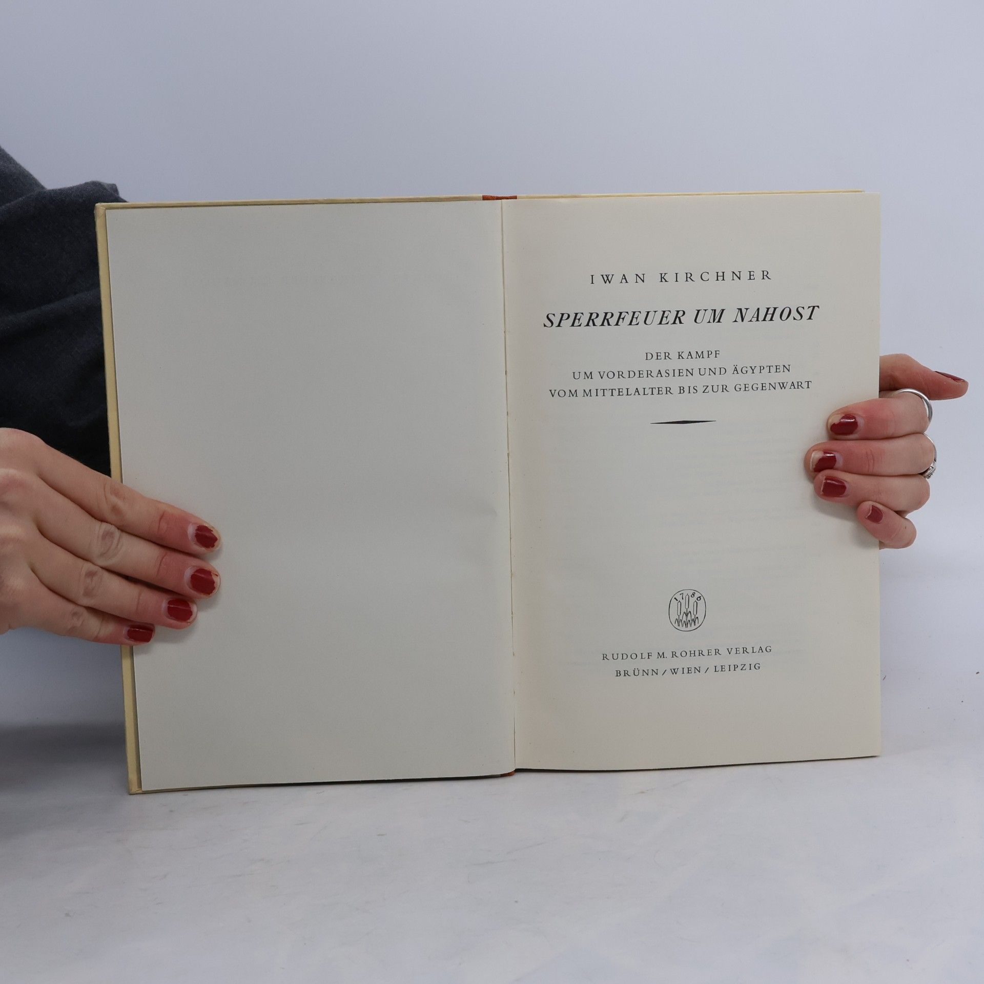 Iwan E. Kirchner  Sperrfeuer um Nahost
