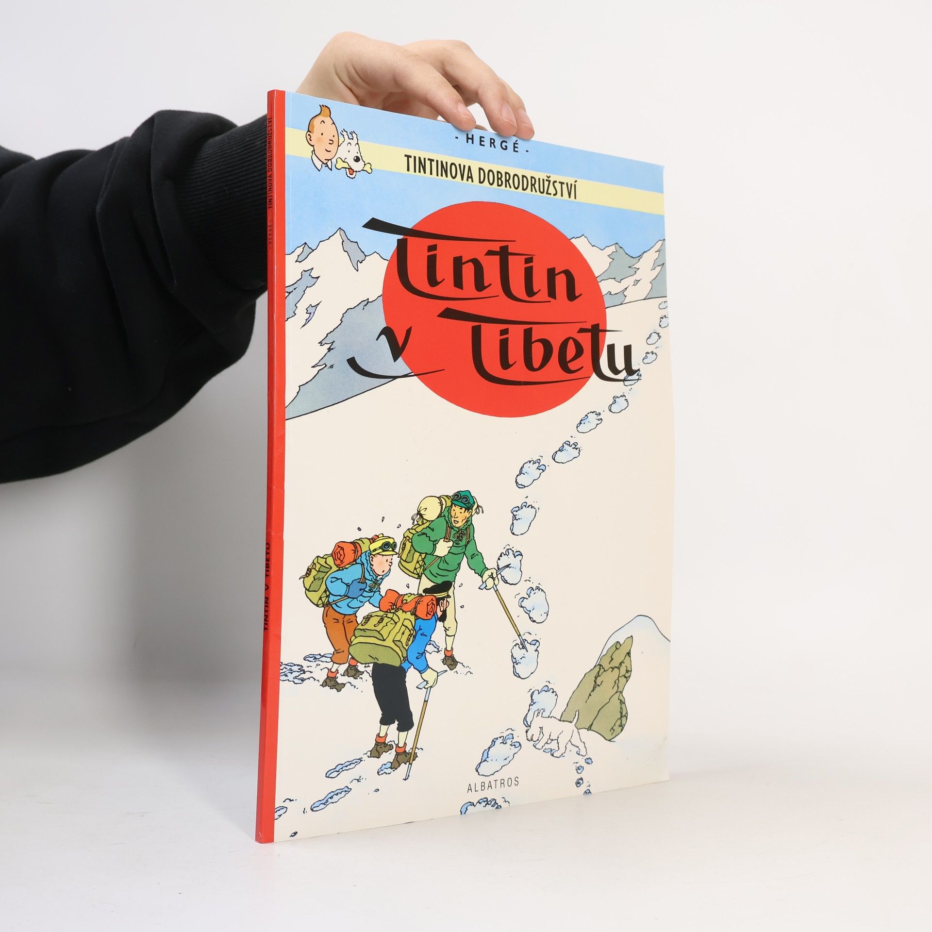 Hergé Tintin v Tibetu