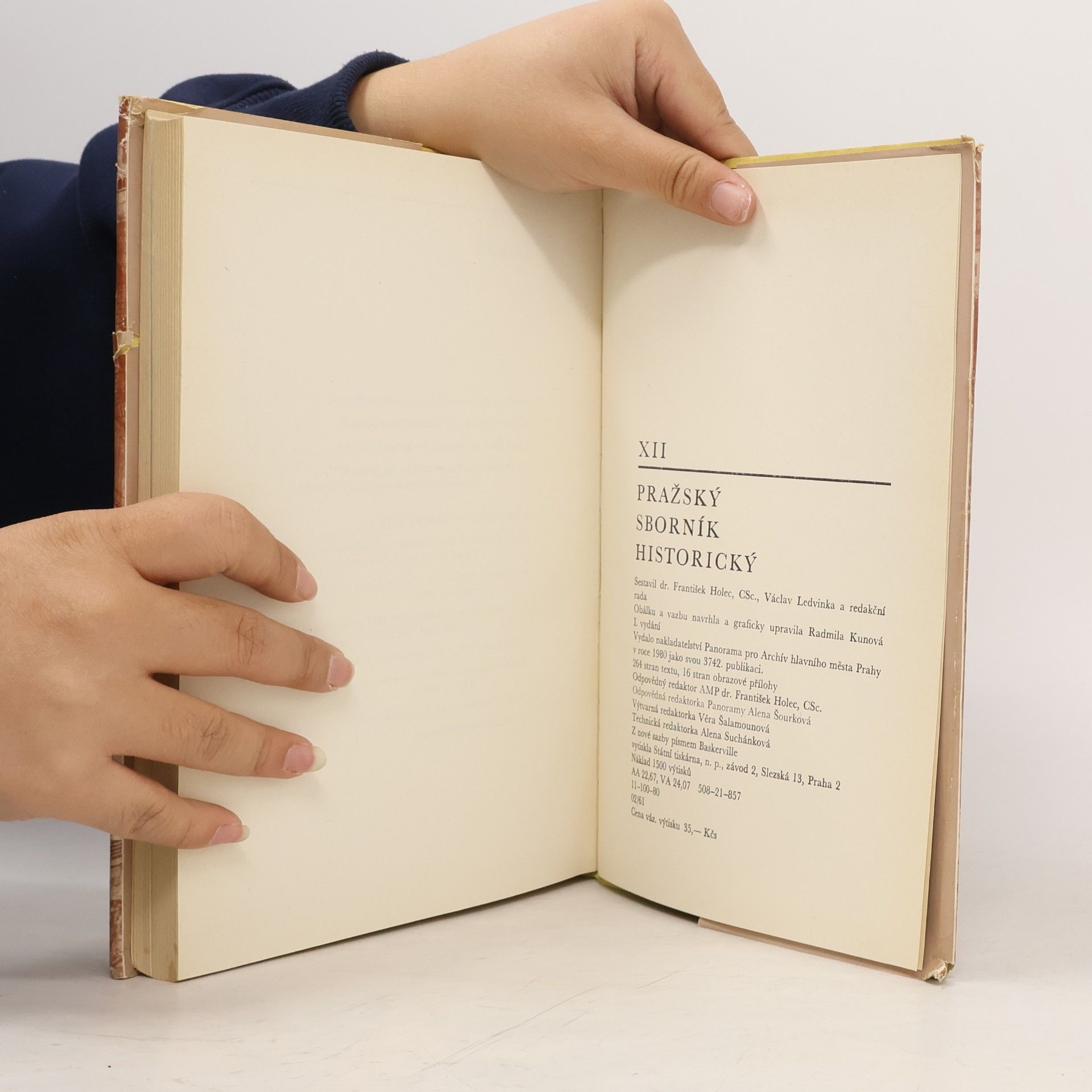 František Holec Pražský sborník historický XII