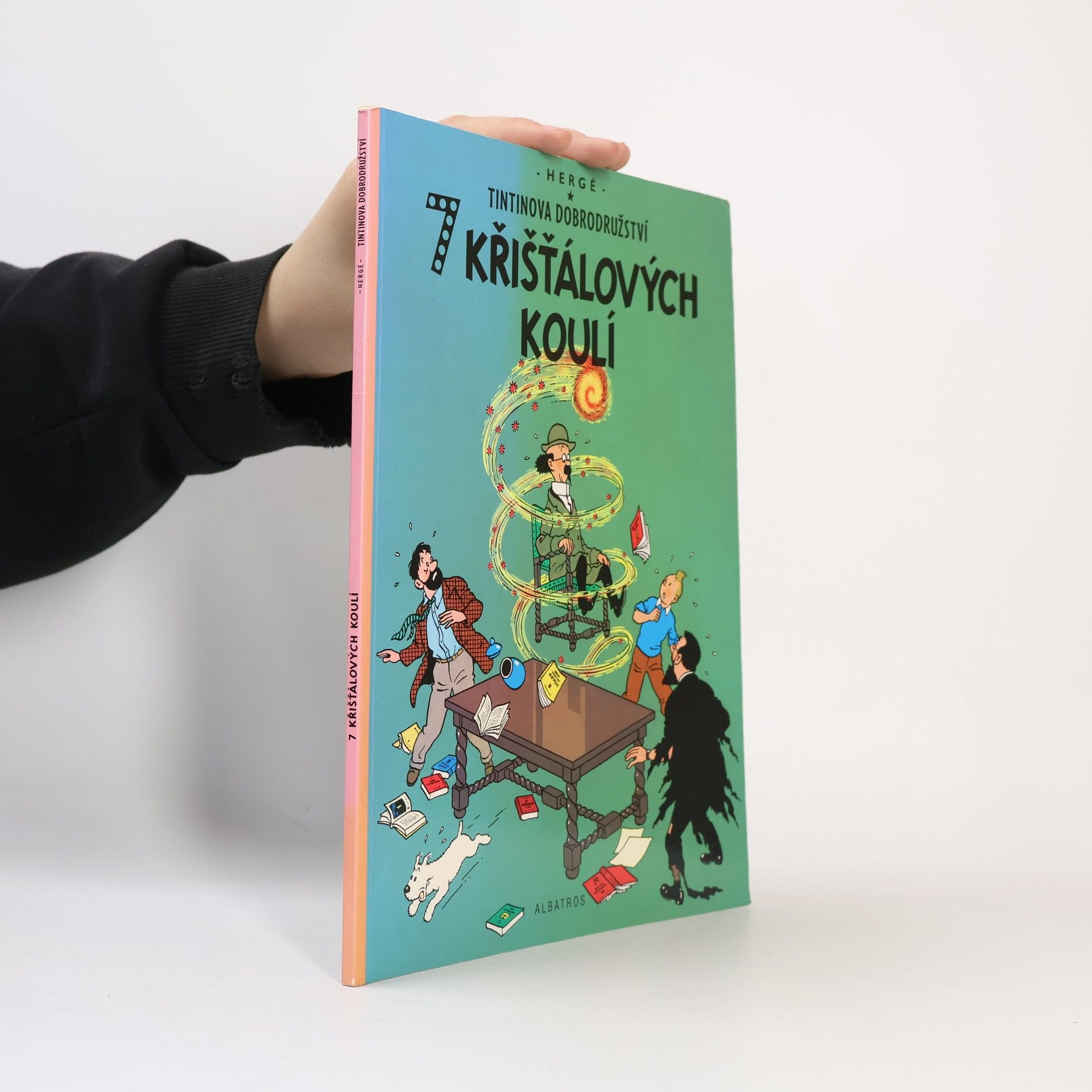 Hergé Tintinova dobrodružství. 7 křišťálových koulí