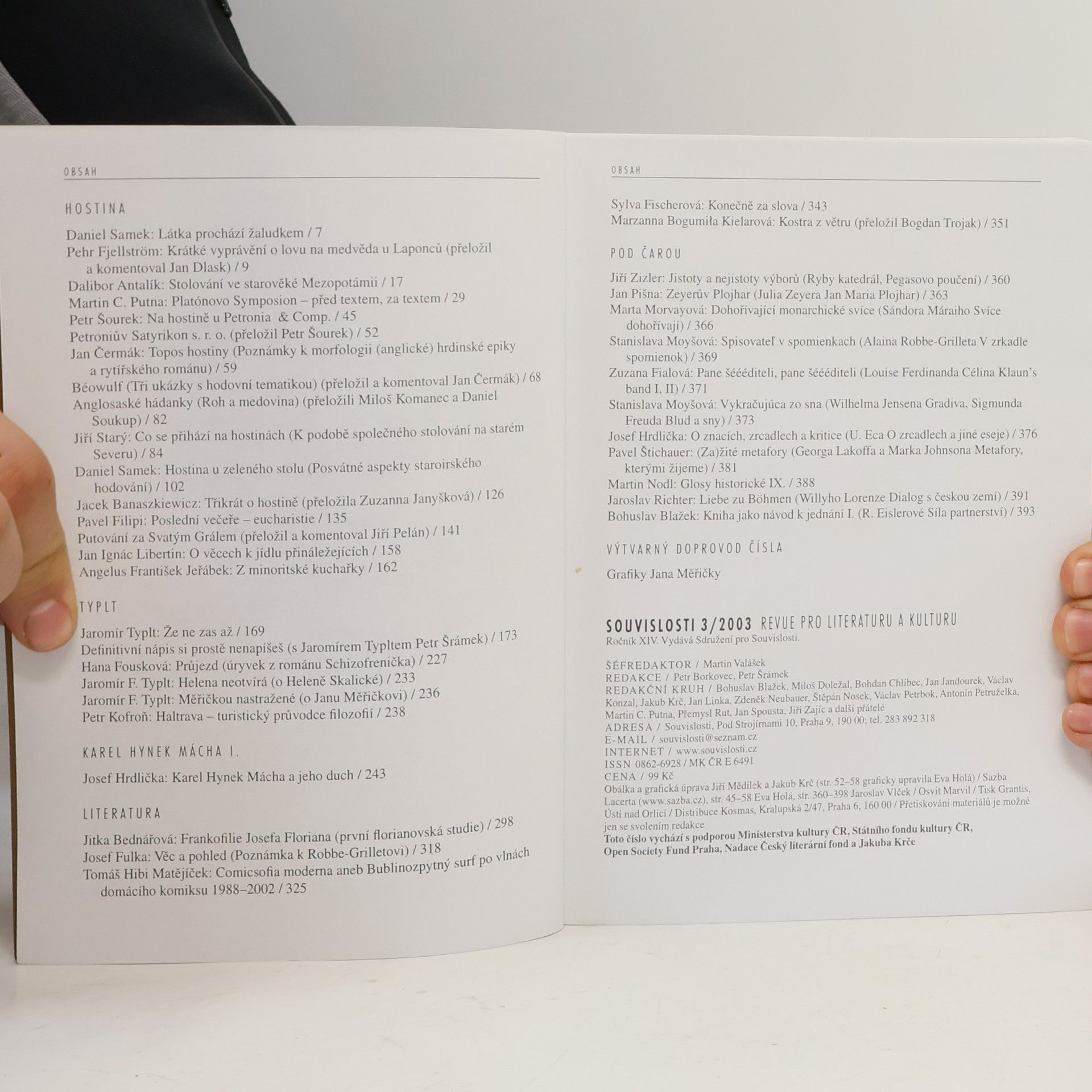 Kolektiv autorů Souvislosti. Revue pro literaturu a kulturu (číslo 3)