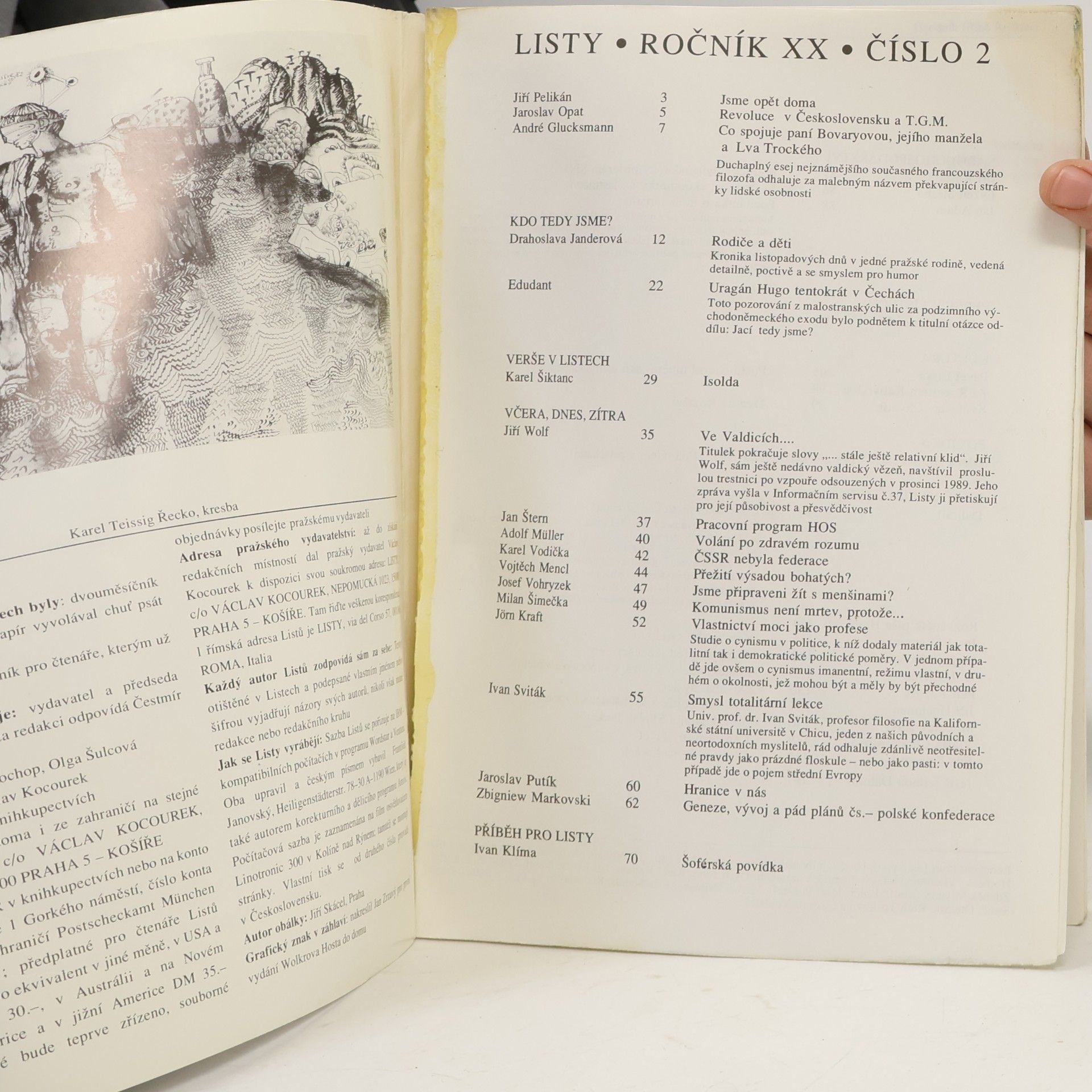 Various authors Listy. Č. 2, duben 1990