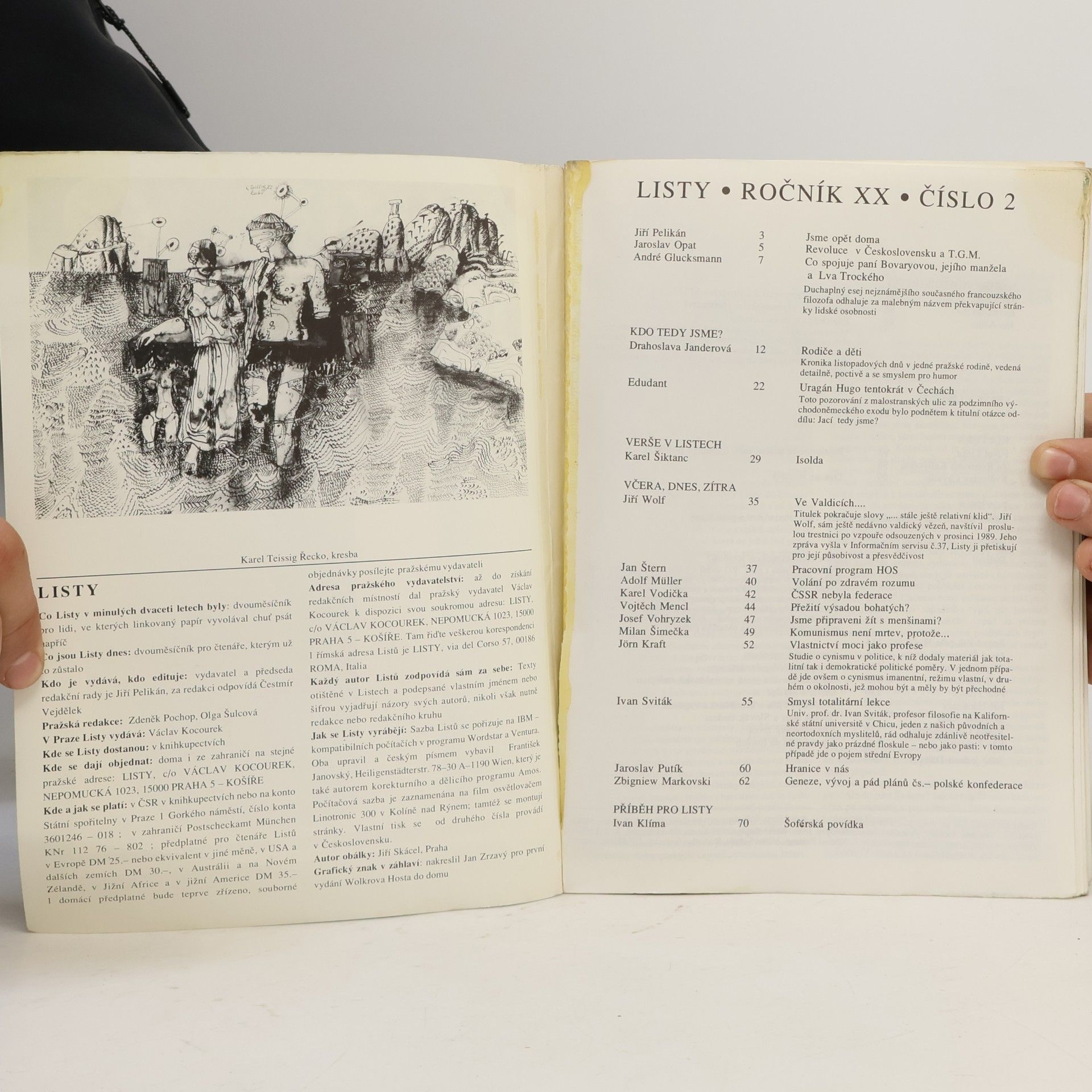 Various authors Listy. Č. 2, duben 1990