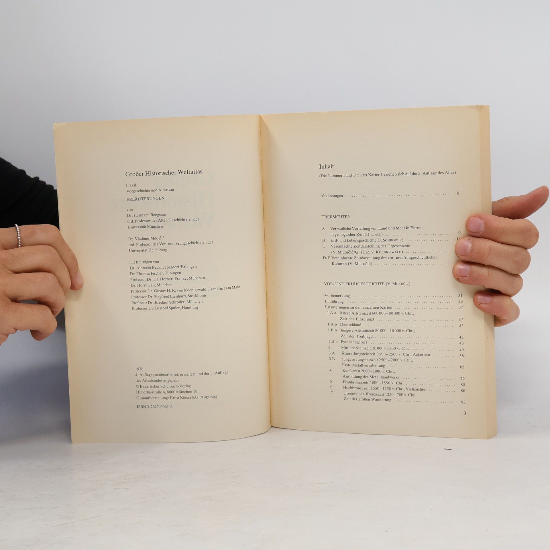 Hermann Bengtson Großer historischer Weltatlas