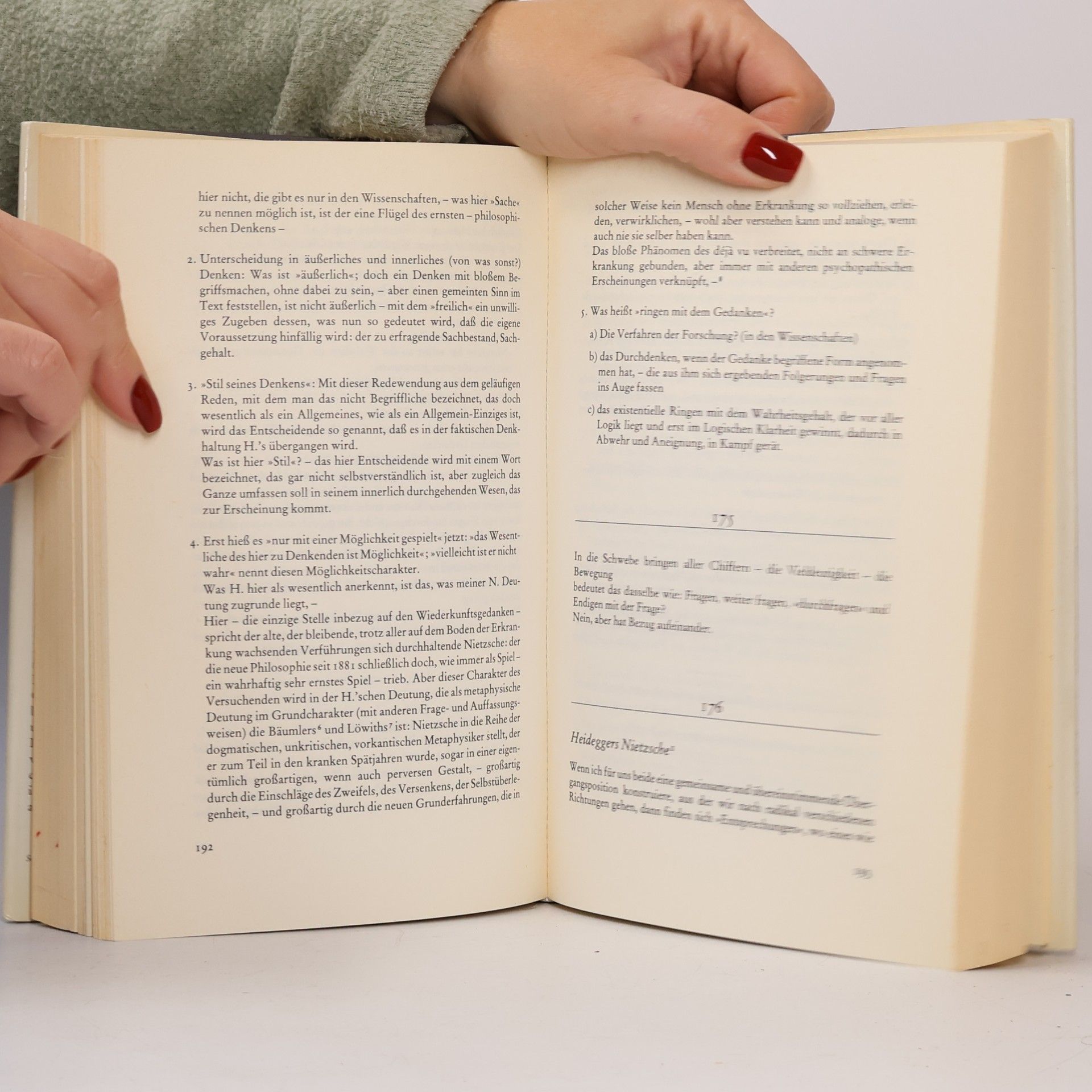 Karl Jaspers Notizen zu Martin Heidegger