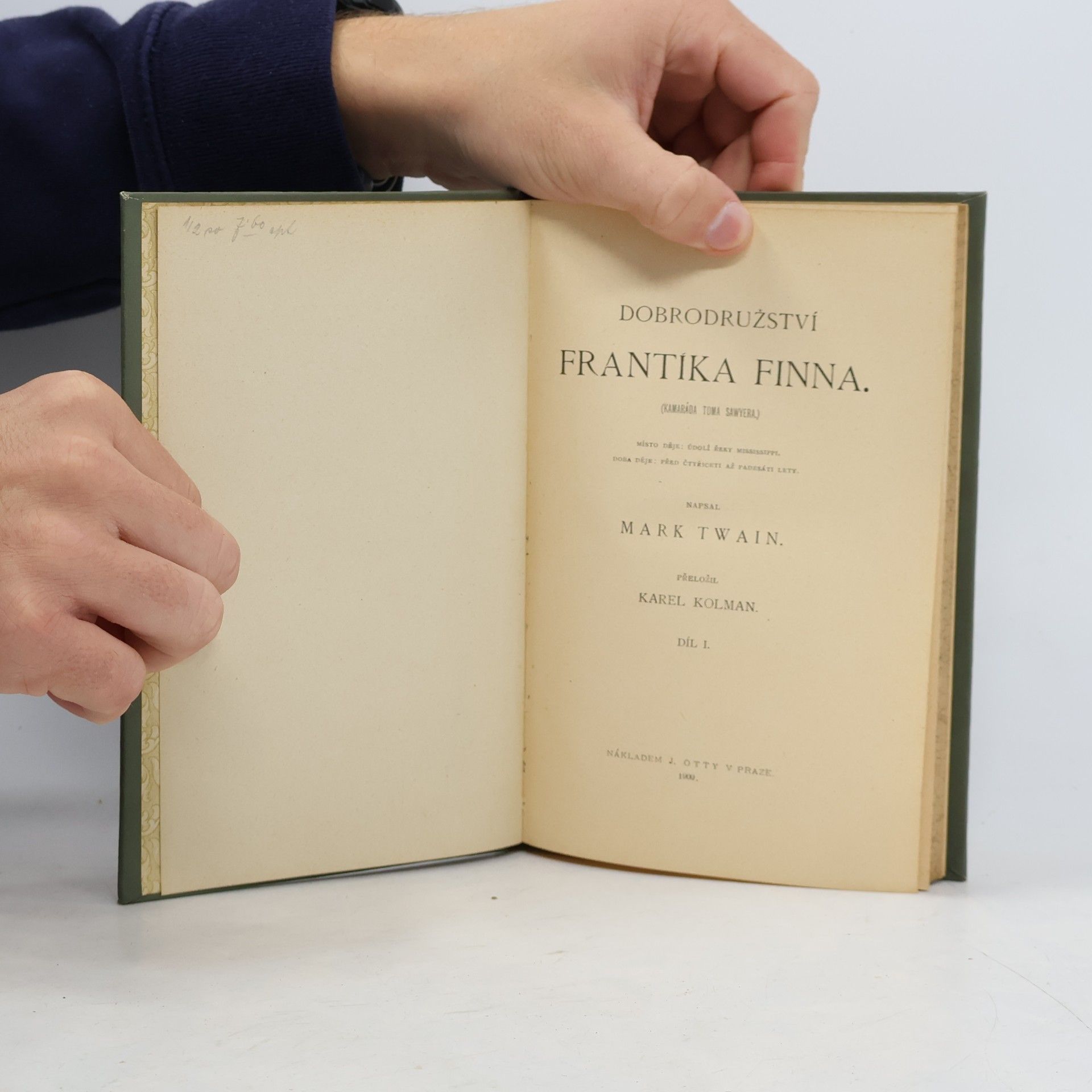 Mark Twain Dobrodružství Frantíka Finna I.