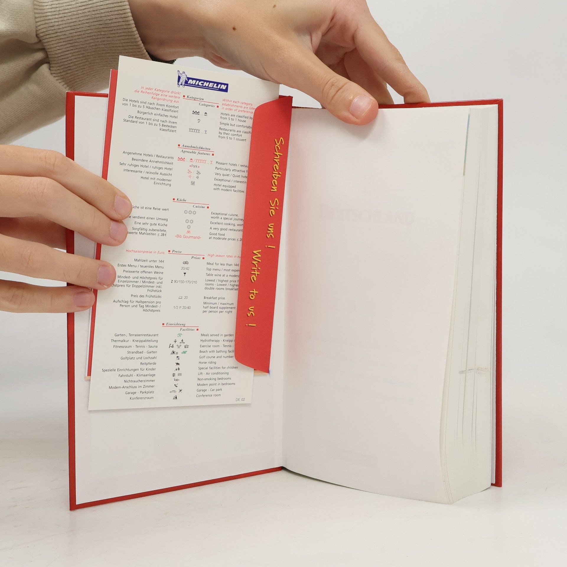 Michelin Reise-Verlag Michelin Rote Führer; Michelin The Red Guide; Michelin Le Guide Rouge : Deutschland 2004