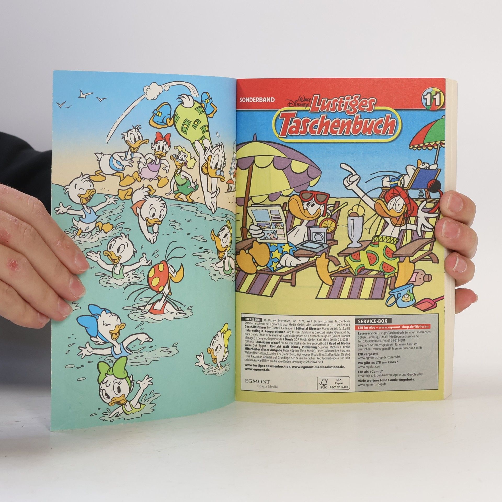 Walt Disney Lustiges Taschenbuch Sommer 11
