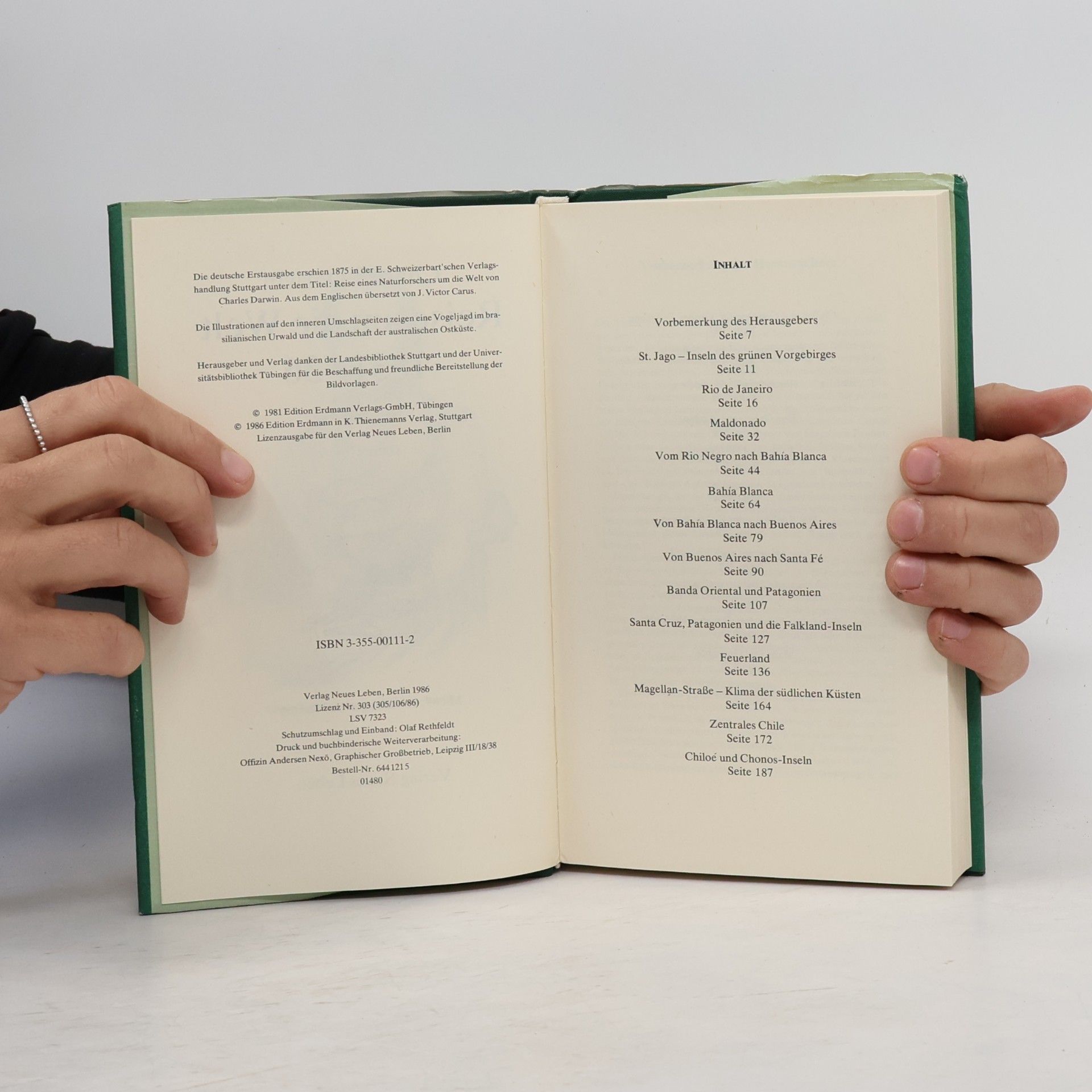 Charles Darwin Reise um die Welt