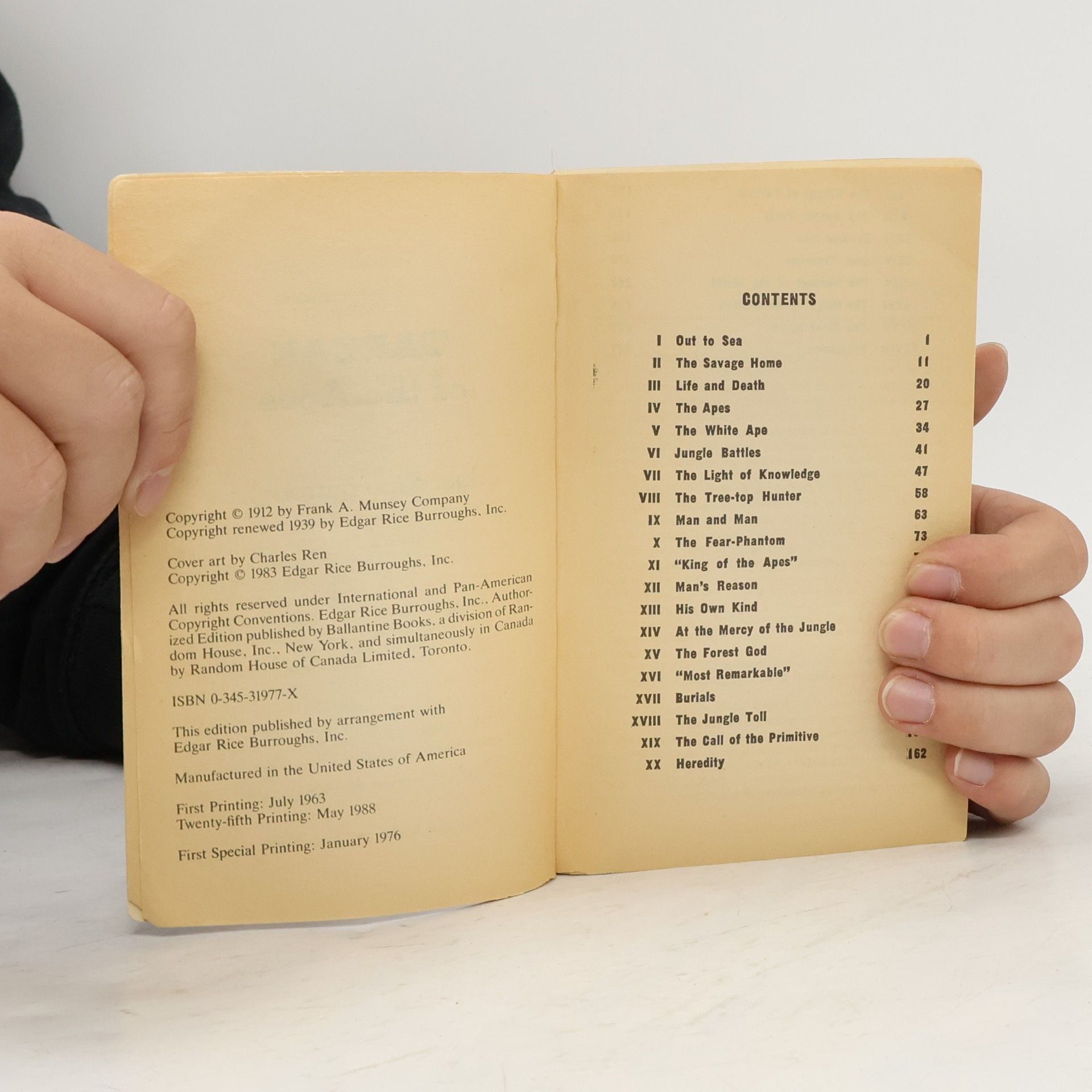 Edgar Rice Burrroughs Tarzan - 1: Tarzan of the Apes: The Only Authorized Edition, Complete And Unabridged