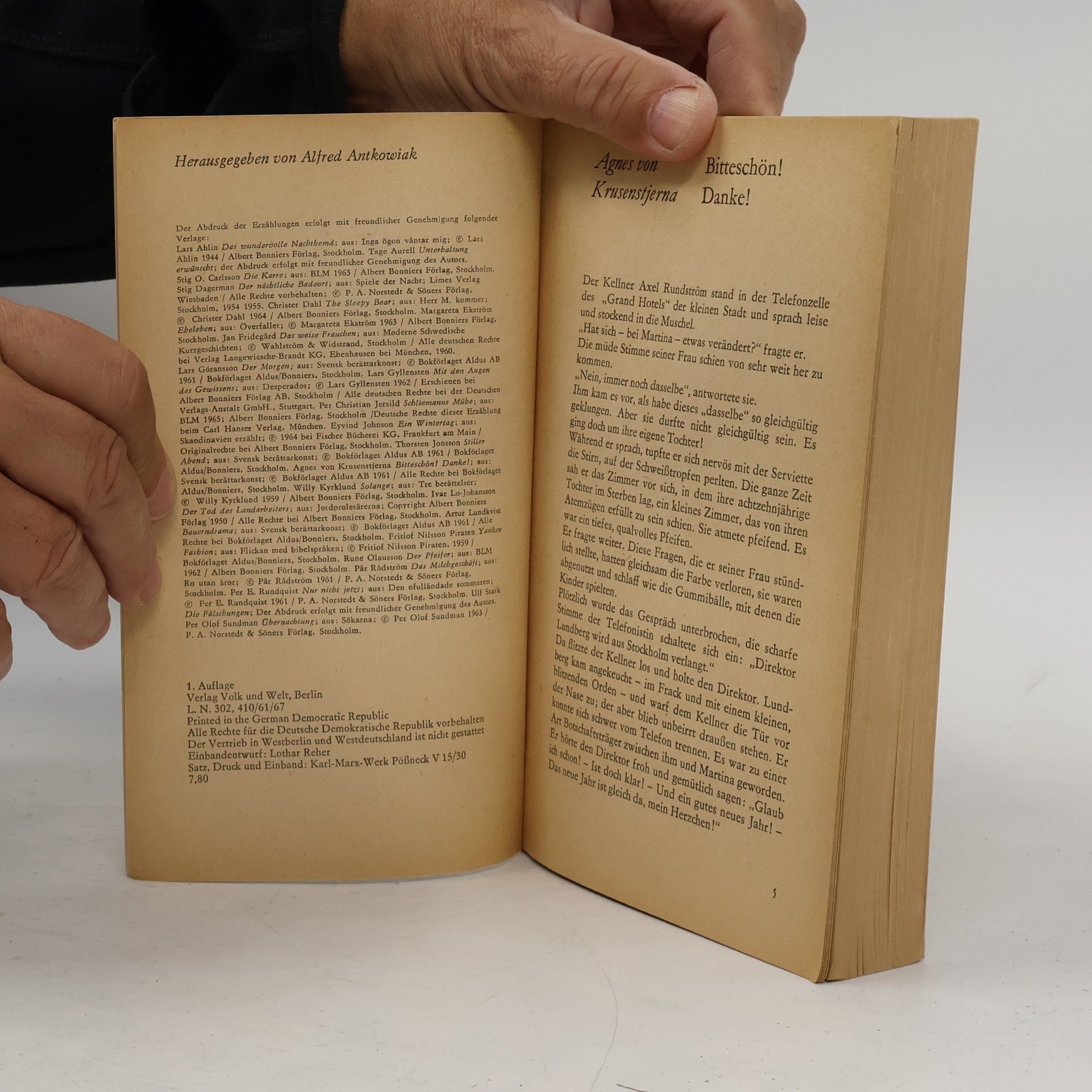 Various authors Erkundungen. 22 schwedische Erzähler
