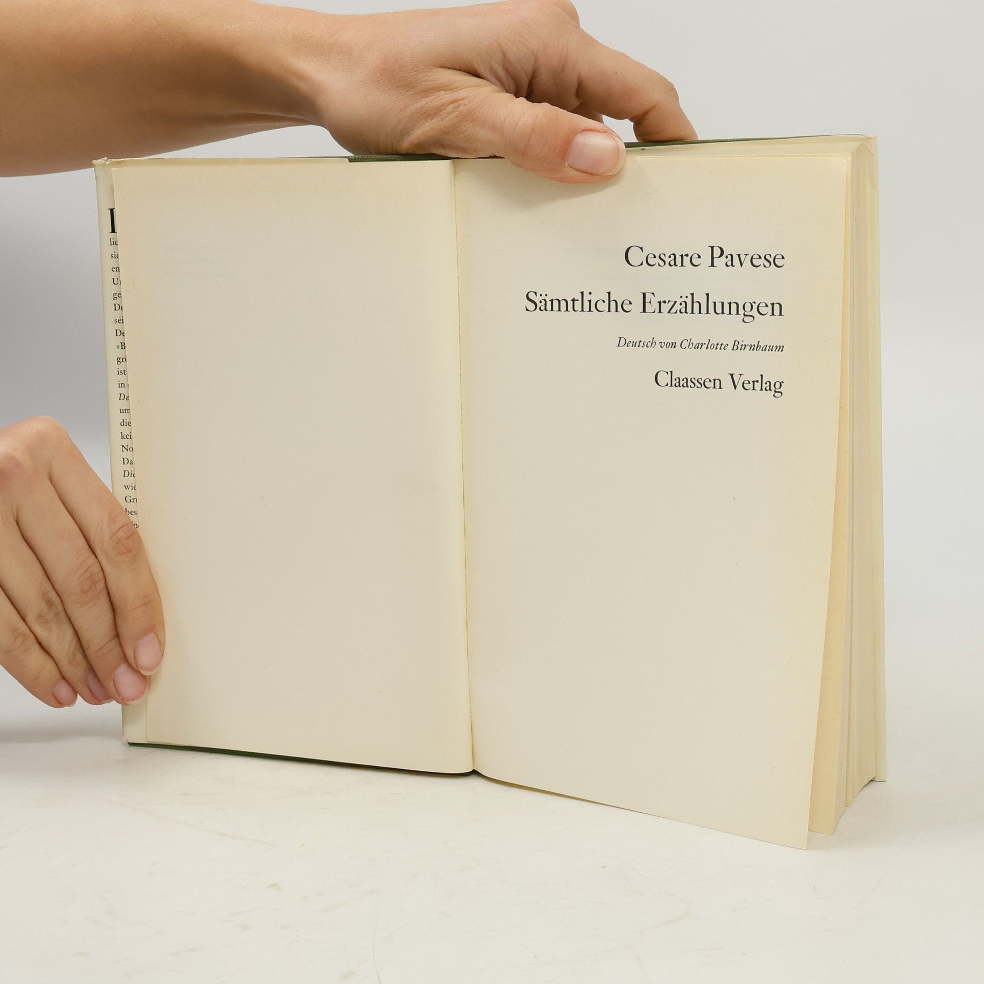 Cesare Pavese Sämtliche Erzählungen