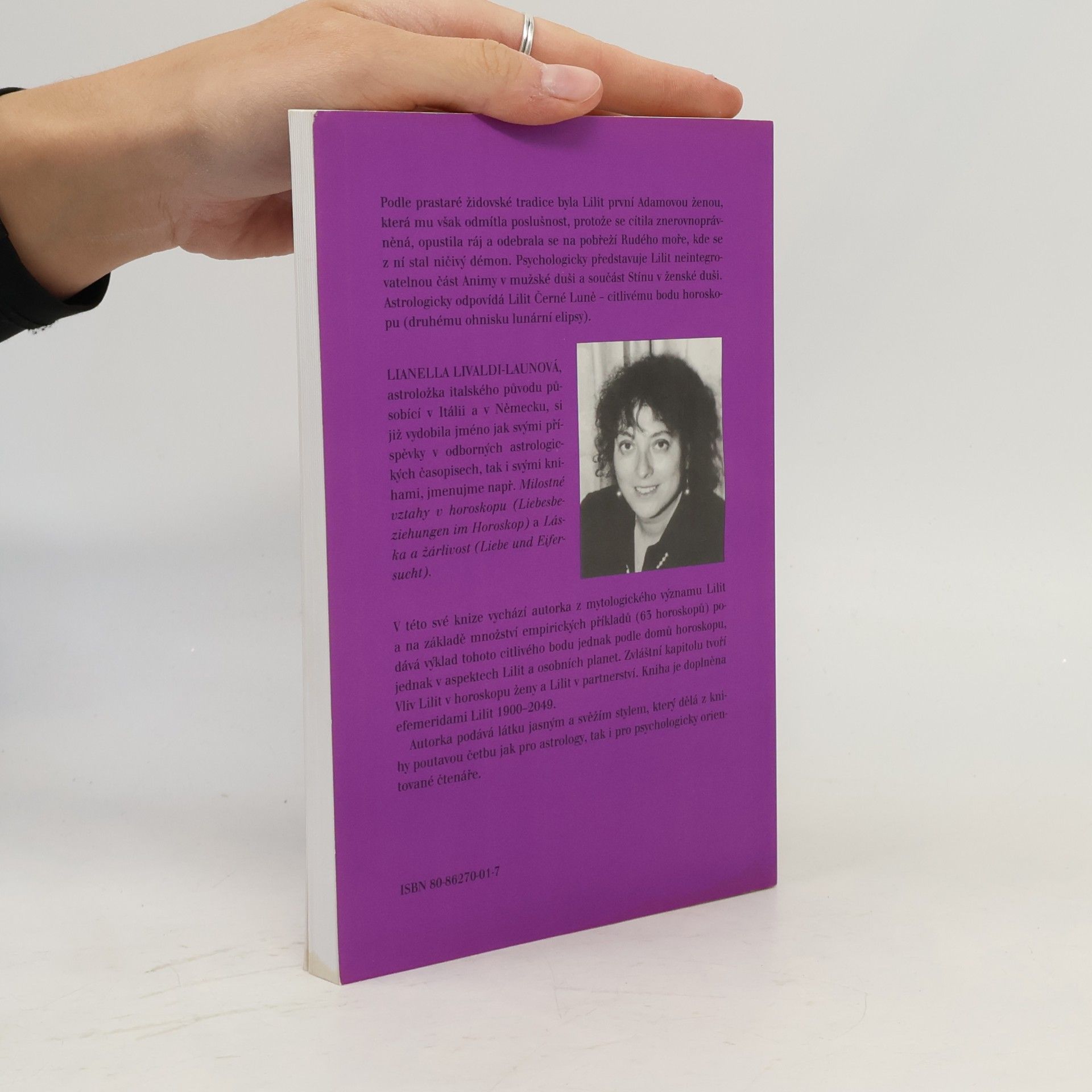 Lianella Livaldi Laun Lilit - setkání s bolestí : astrologie Černé Luny