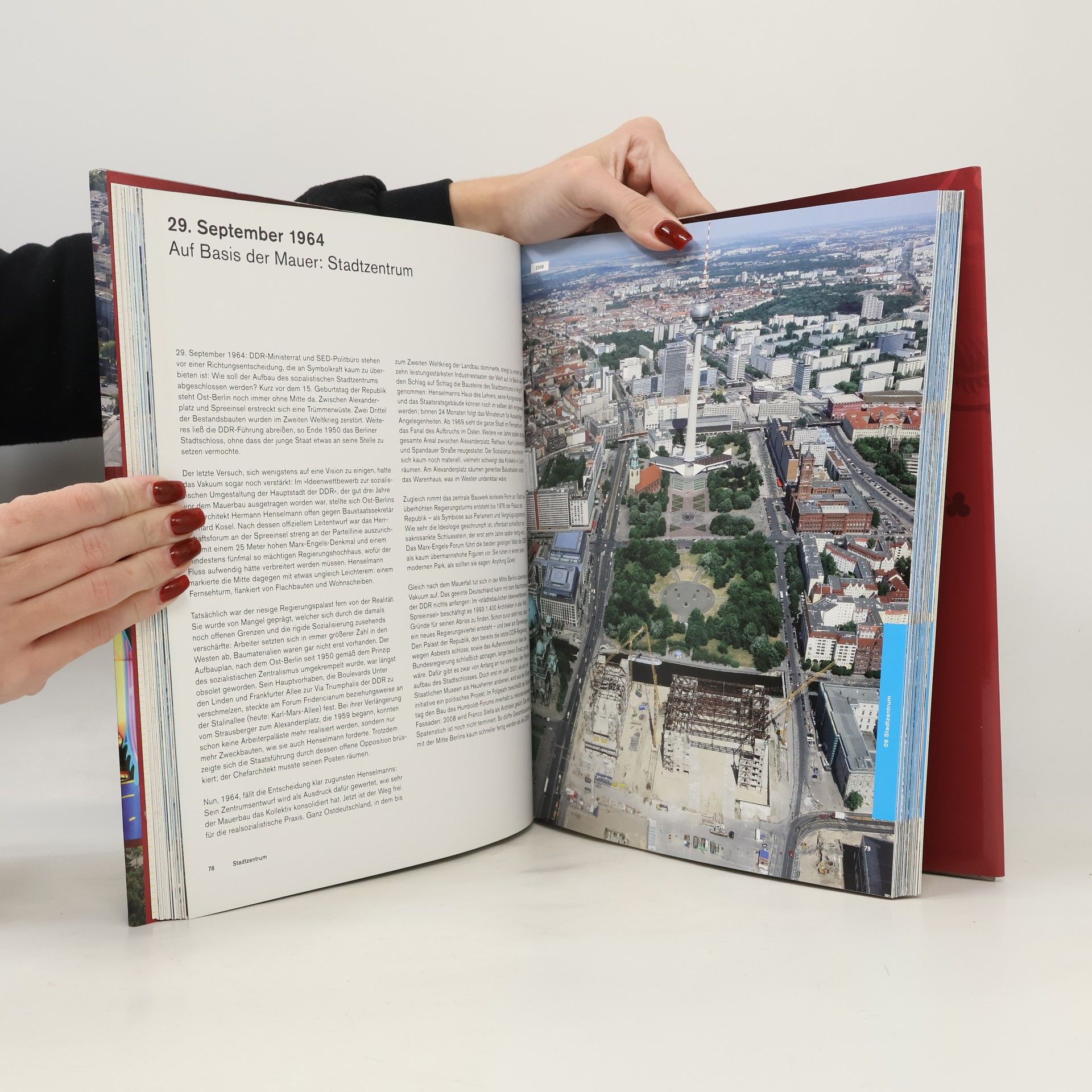 Hans W. Hoffmann Luftbildatlas entlang der Berliner Mauer