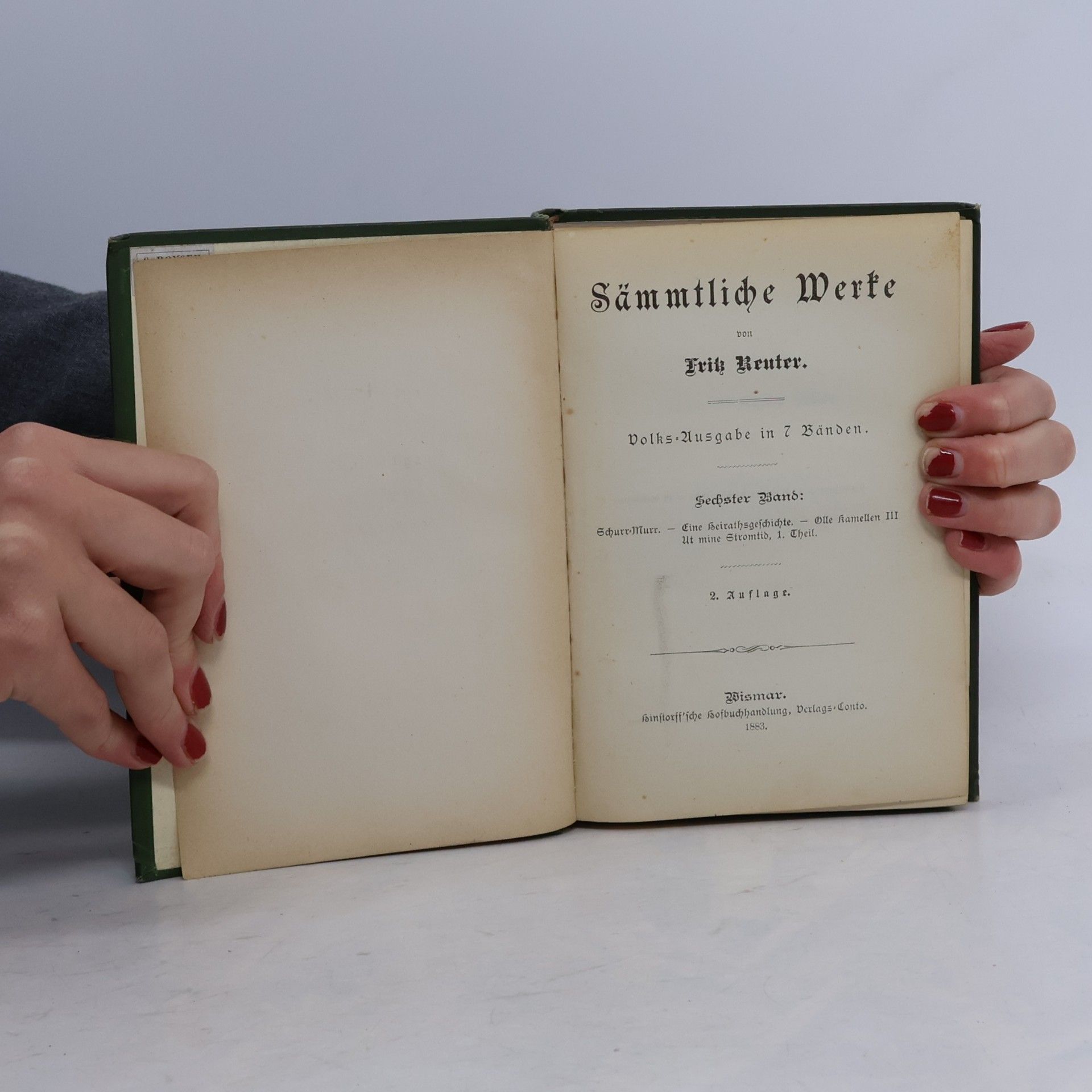 Fritz Reuter Sämtliche Werke 6
