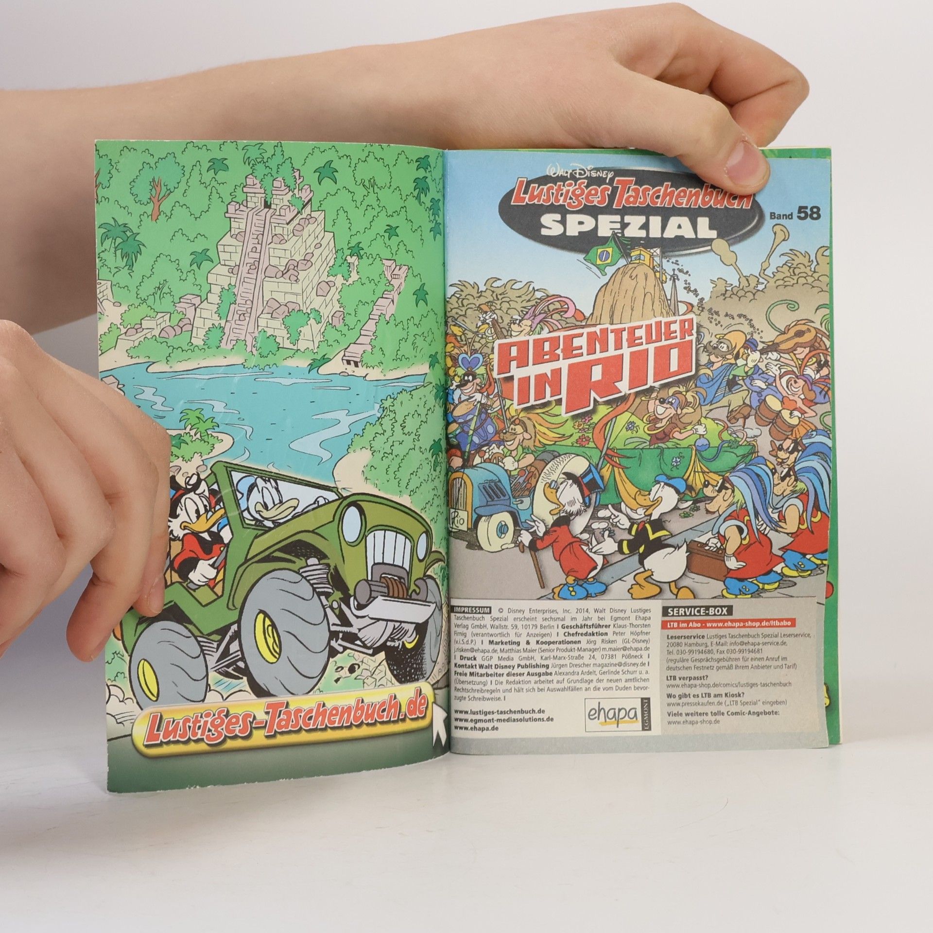 Walt Disney Lustiges Taschenbuch Spezial 58. Abenteuer in Rio