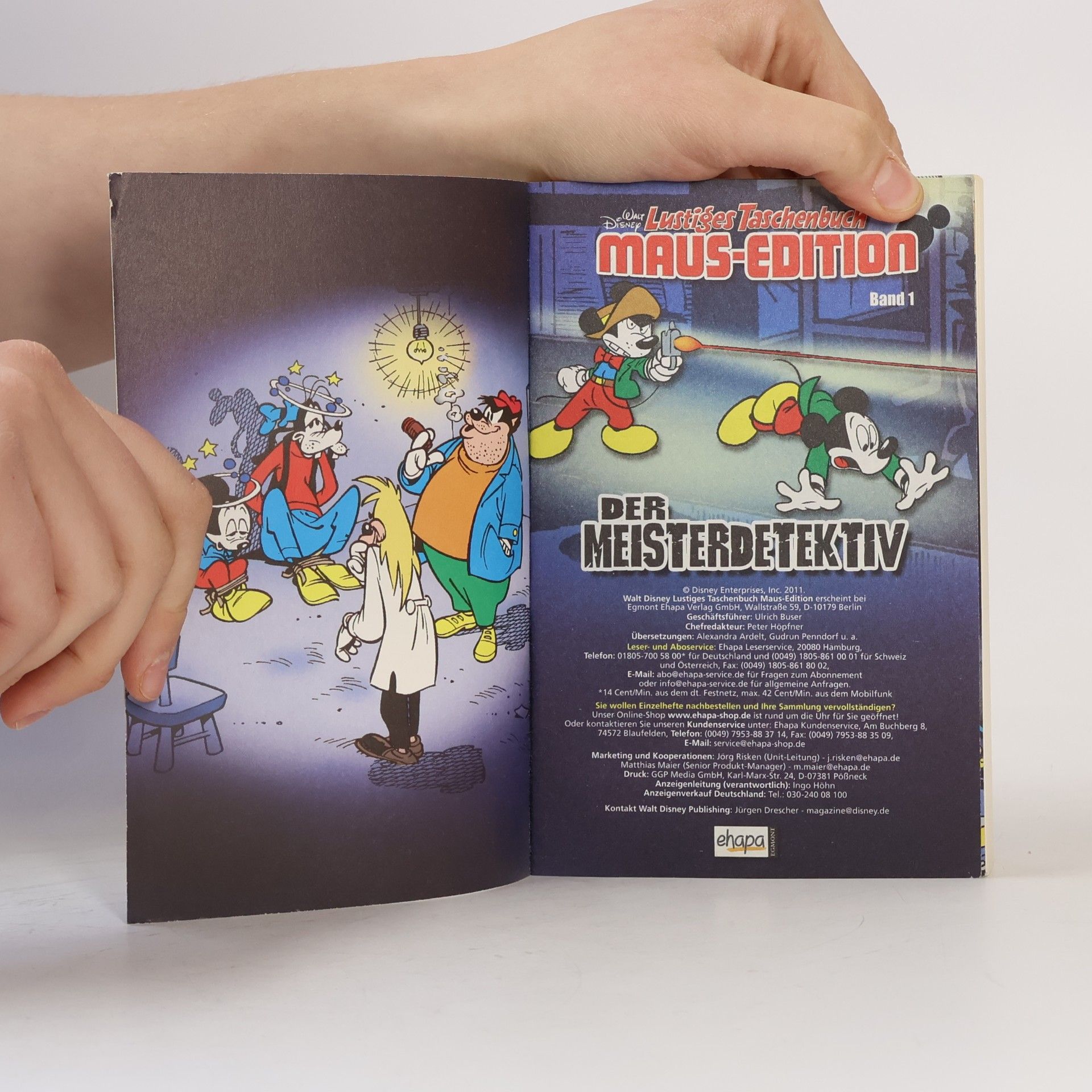 Walt Disney Lustiges Taschenbuch Maus-Edition 1. Der Misterdetektiv