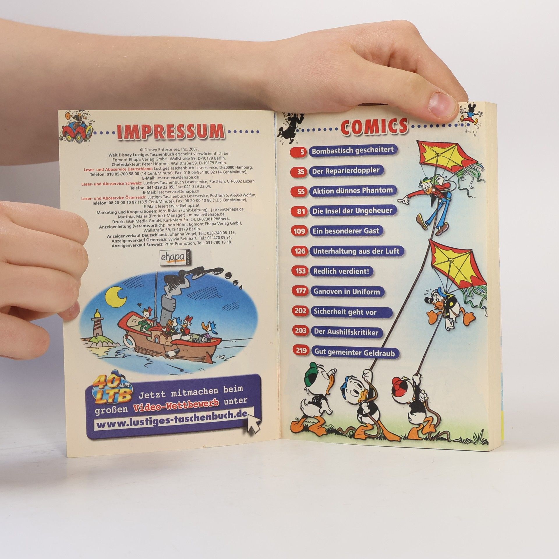 Walt Disney Lustiges Taschenbuch 367. Kopfüber in den Sommer