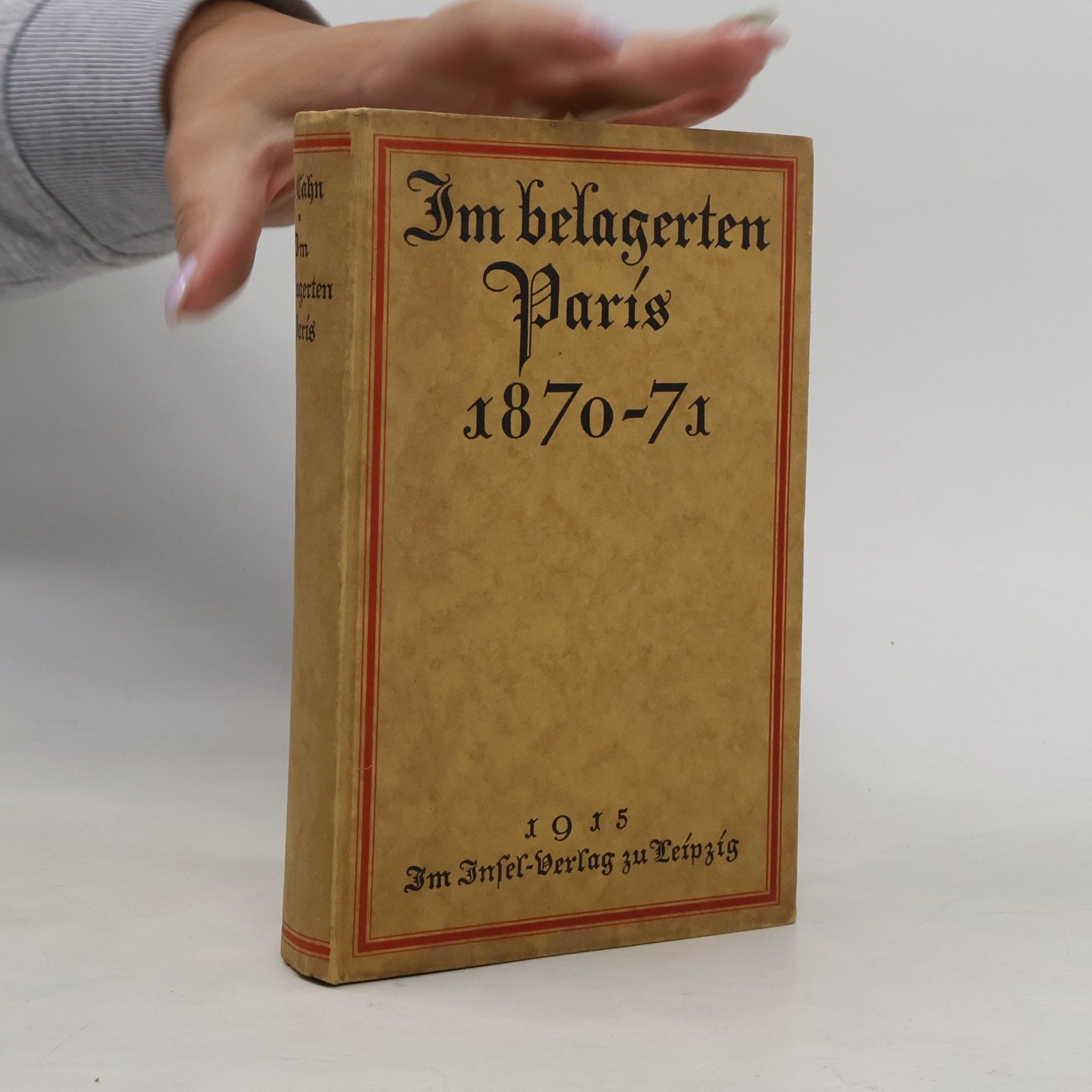 Cahn Im belagerten Paris