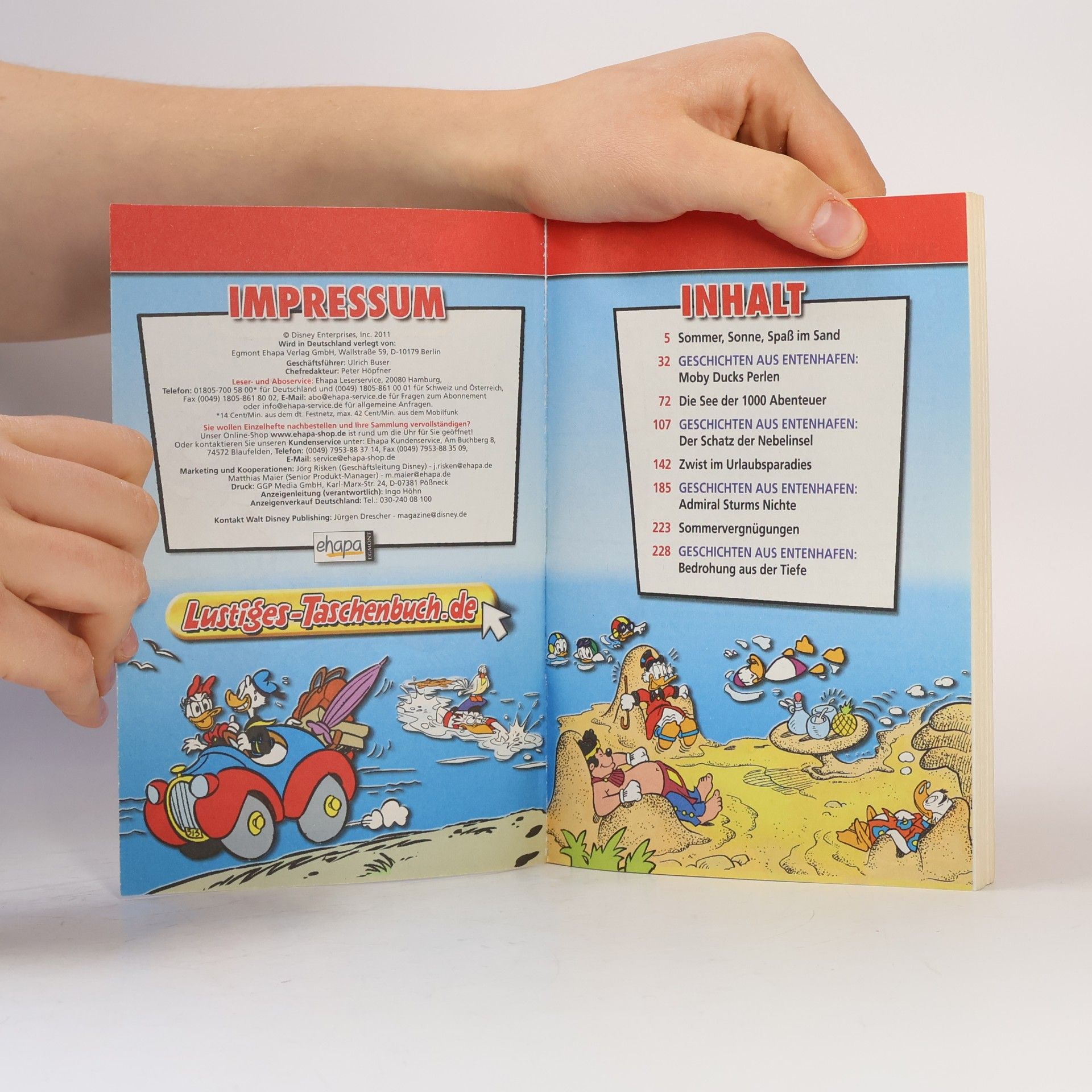 Walt Disney Lustiges Taschenbuch Sonderband Sommer 1