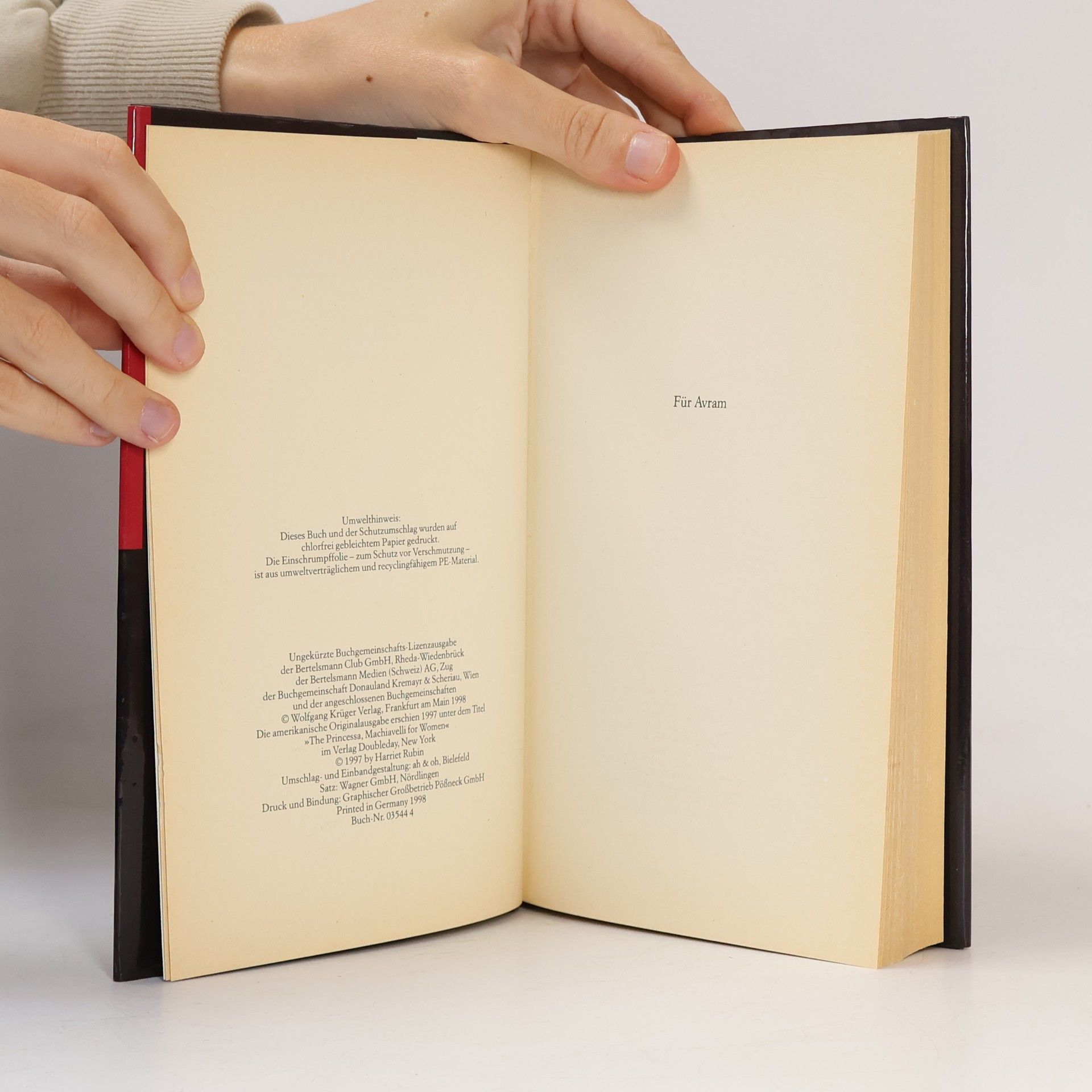 Harriet Rubin Machiavelli für Frauen