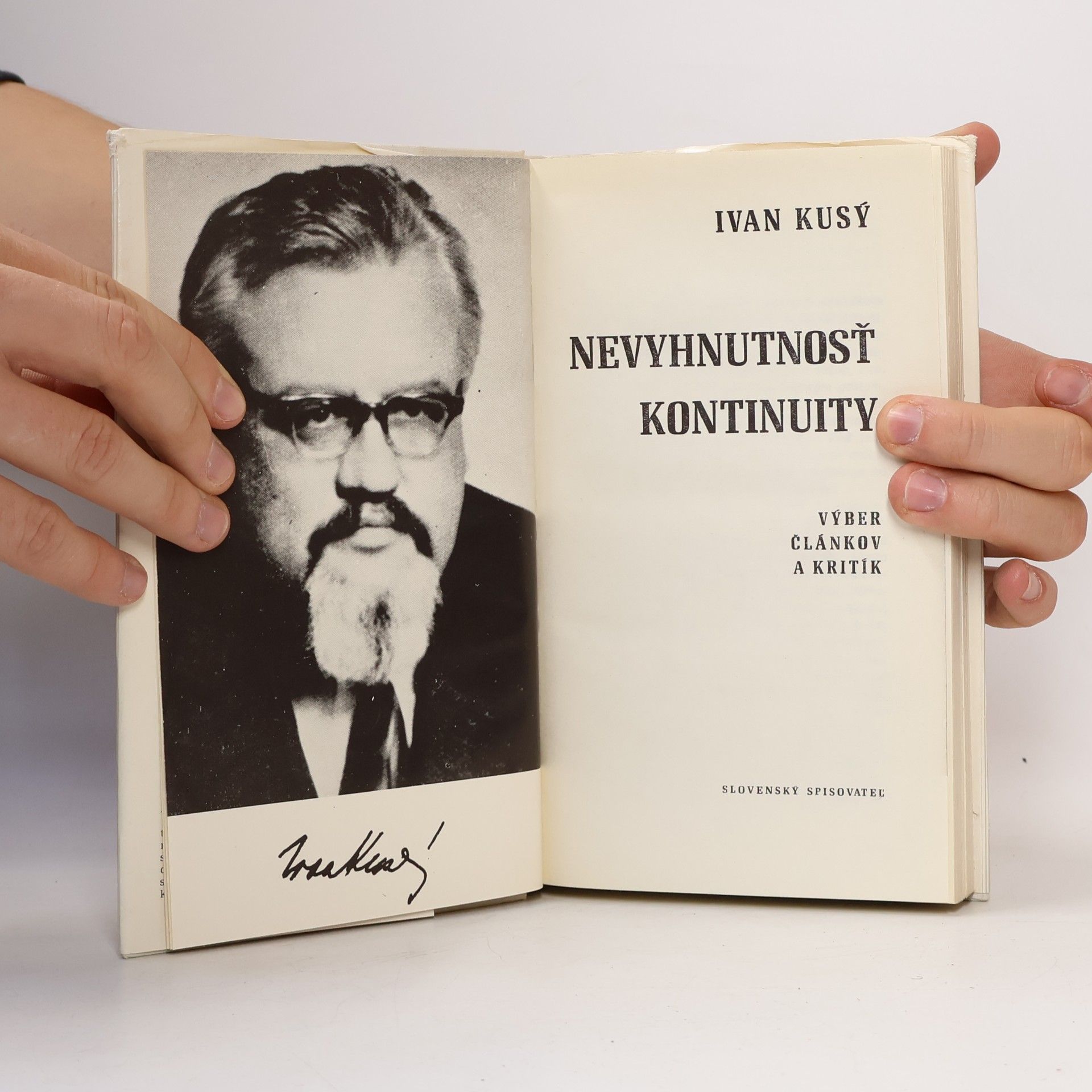 Ivan Kusý Nevyhnutnosť kontinuity