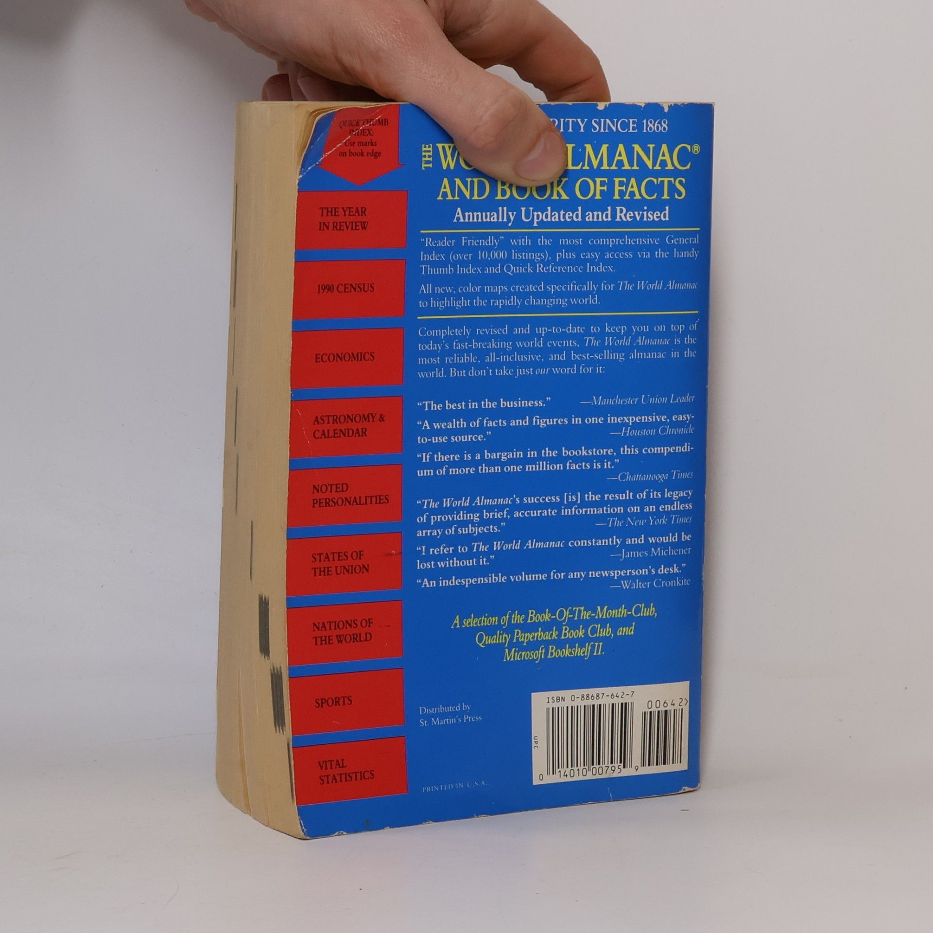 Mark S. Hoffman The World Almanac and Book of Facts, 1992