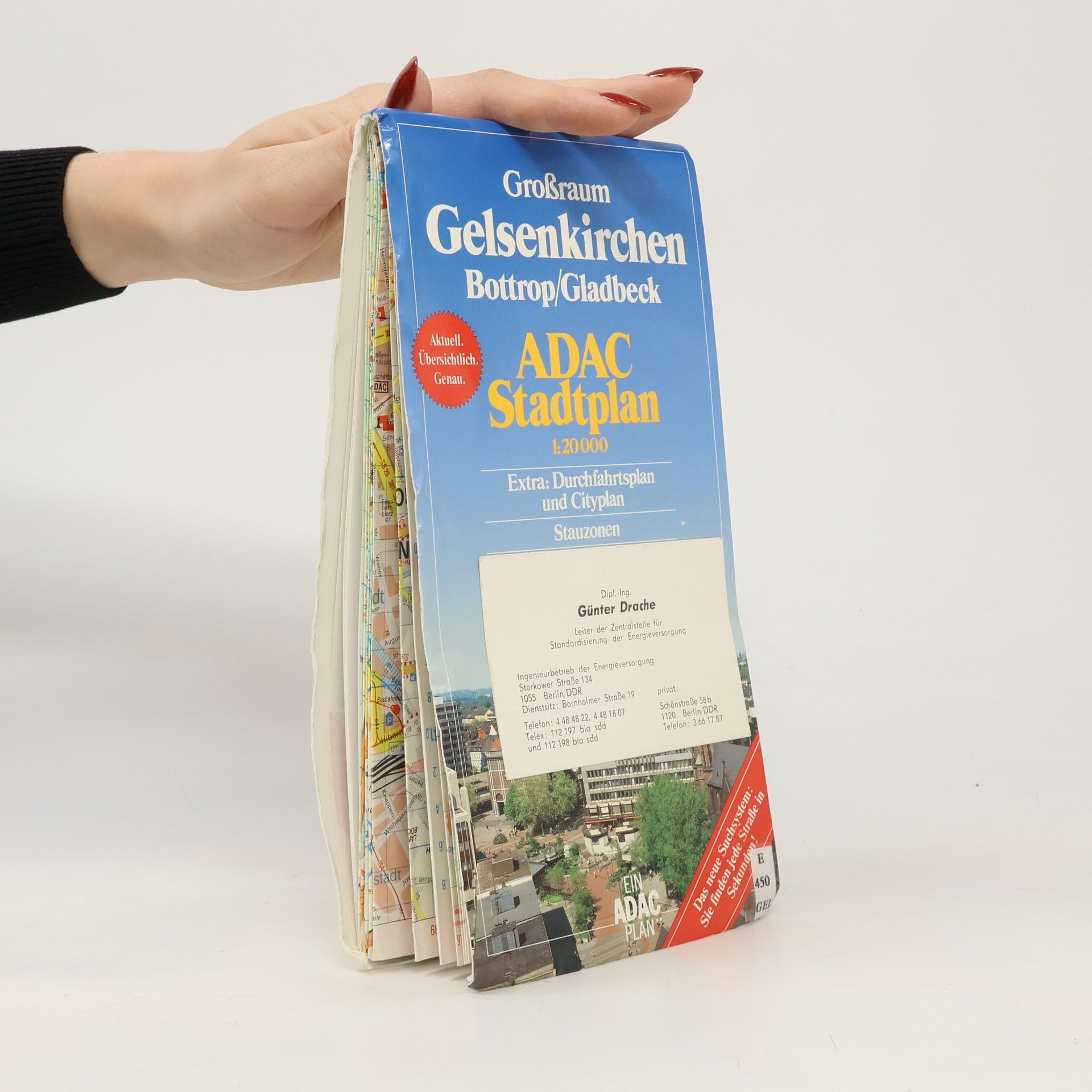 Grossraum Gelsenkirchen, Bottrop/Gladbeck ADAC Stadtplan 1:20 000: Neu!