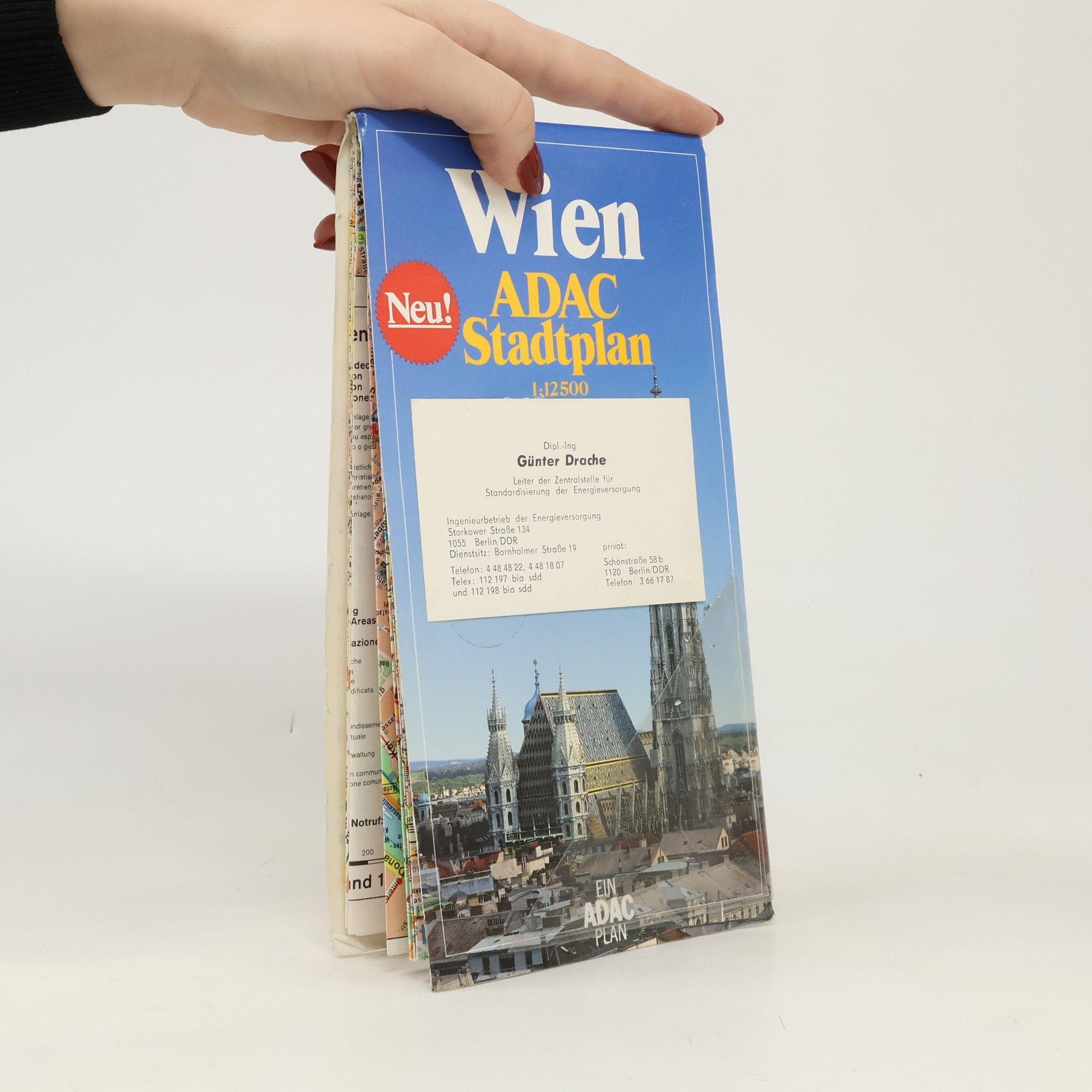 AA.VV. Wien Neu! ADAC Stadtplan 1:12500
