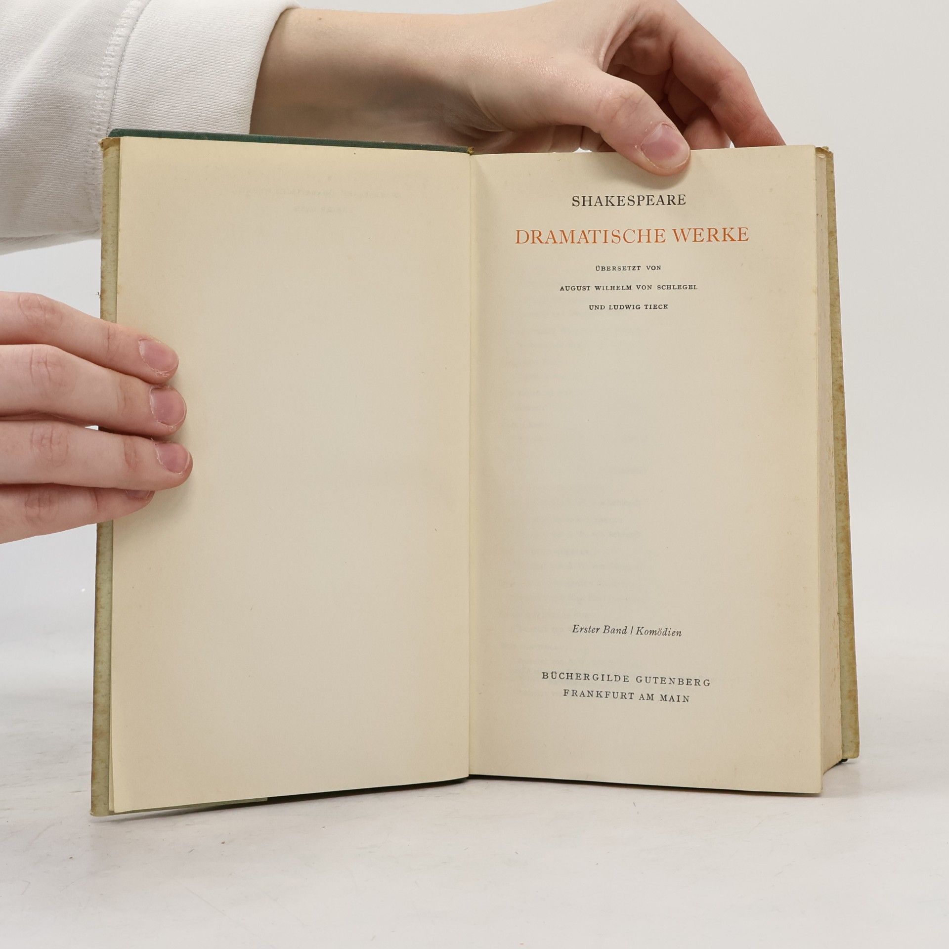 William Shakespeare Dramatische Werke 1. Komödien