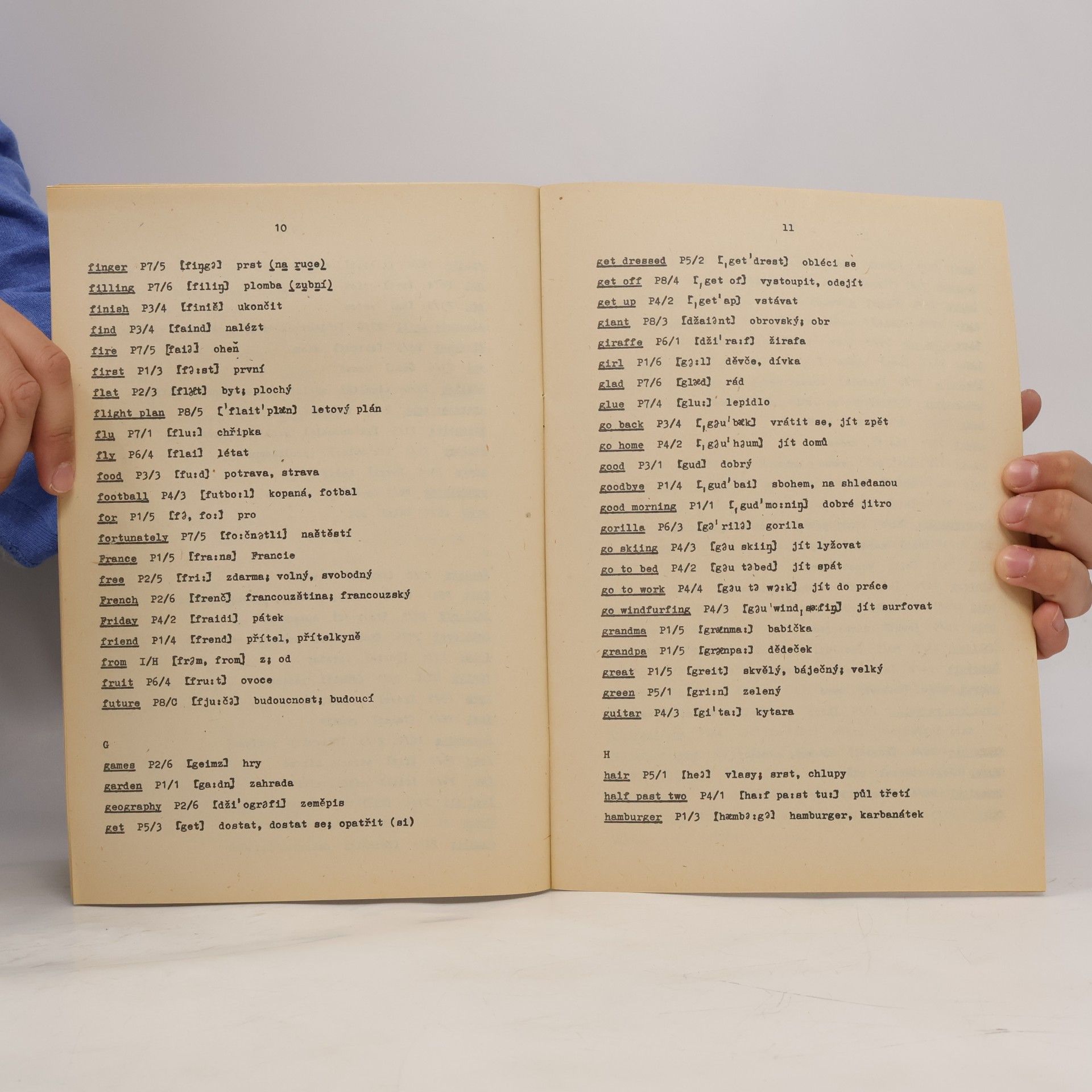 Alena Knesplová Anglicko-český slovníček : Project English 1