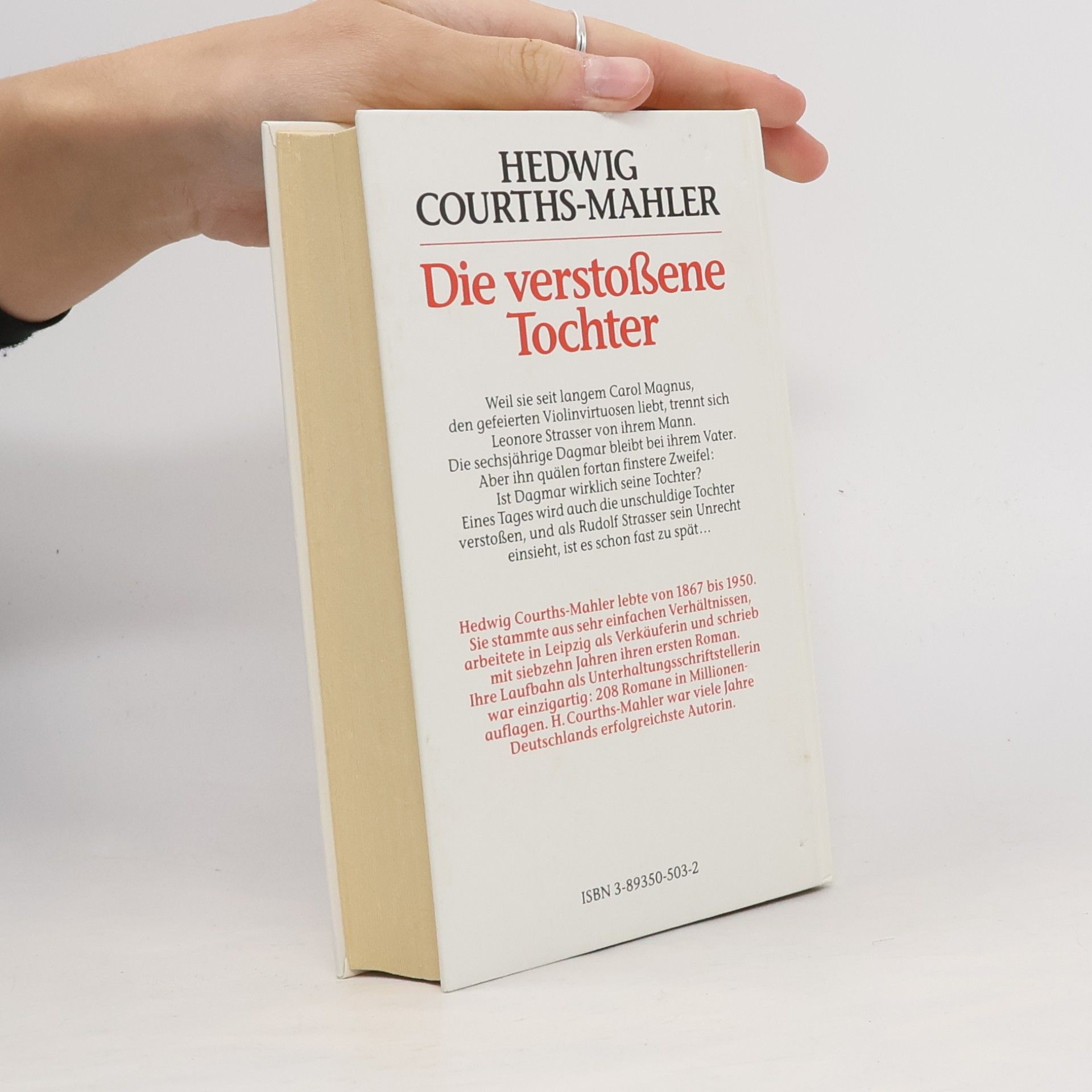 Hedwiga Courths-Mahlerová Die verstoßene Tochter