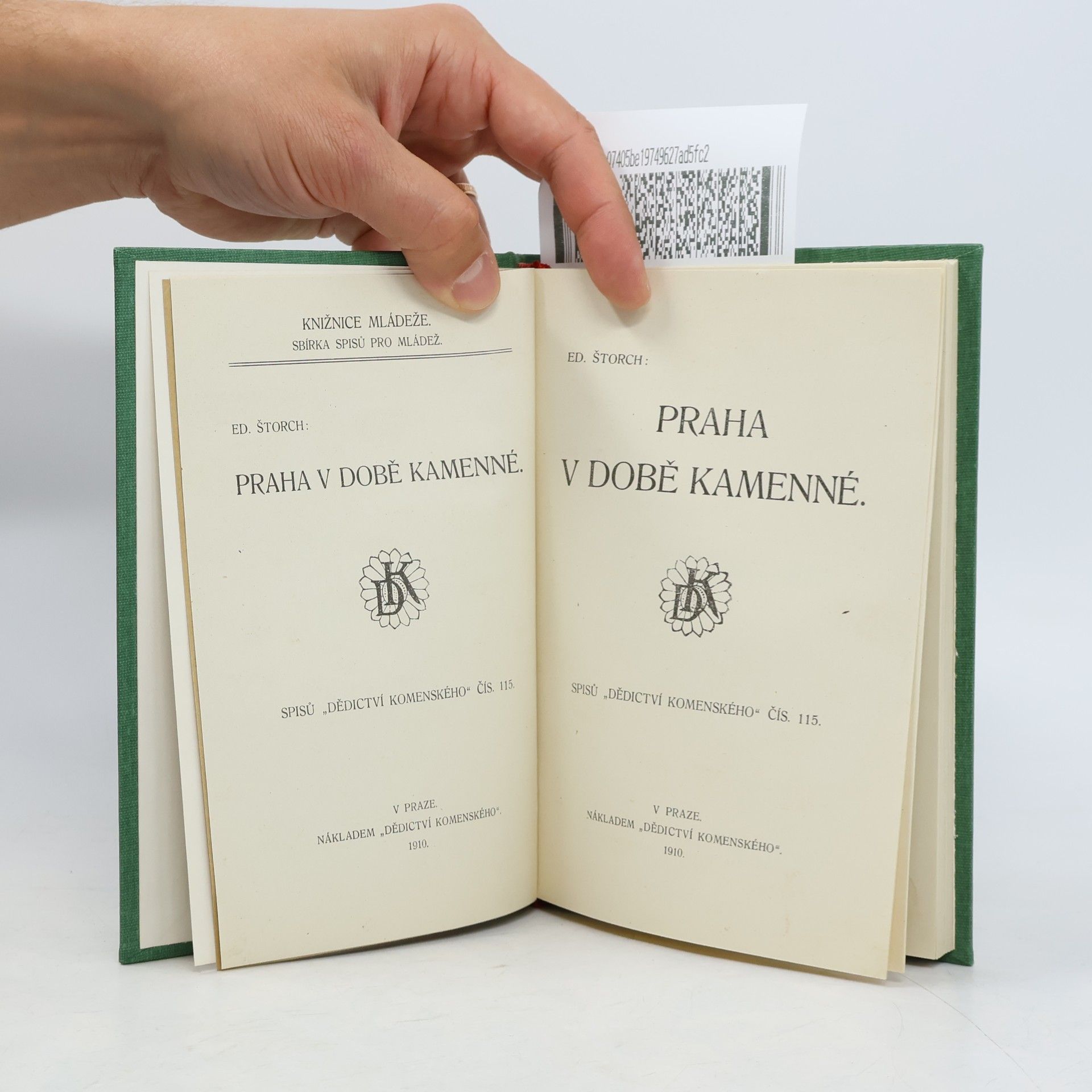 Eduard Štorch Praha v době kamenné