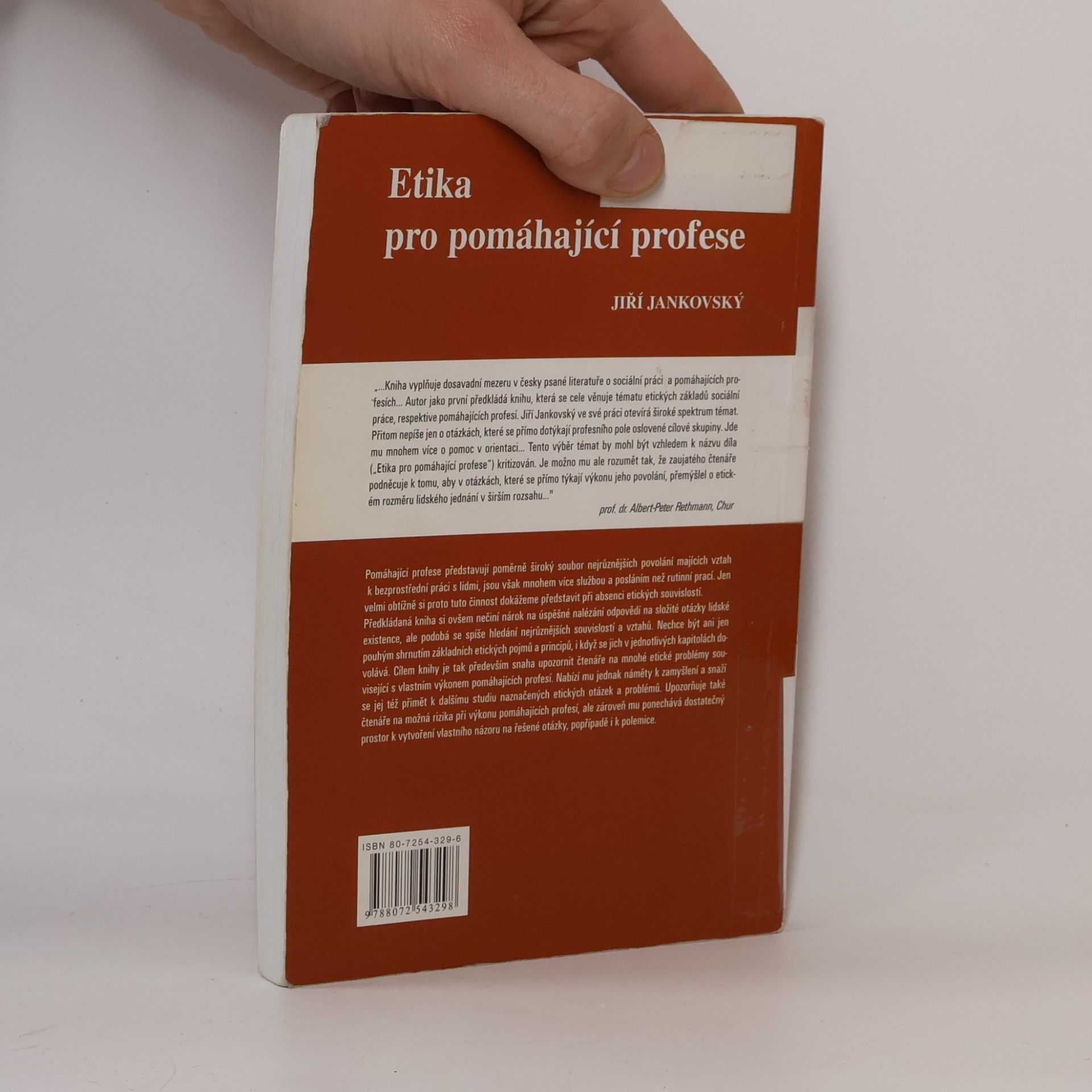 Jiří Jankovský Etika pro pomáhající profese