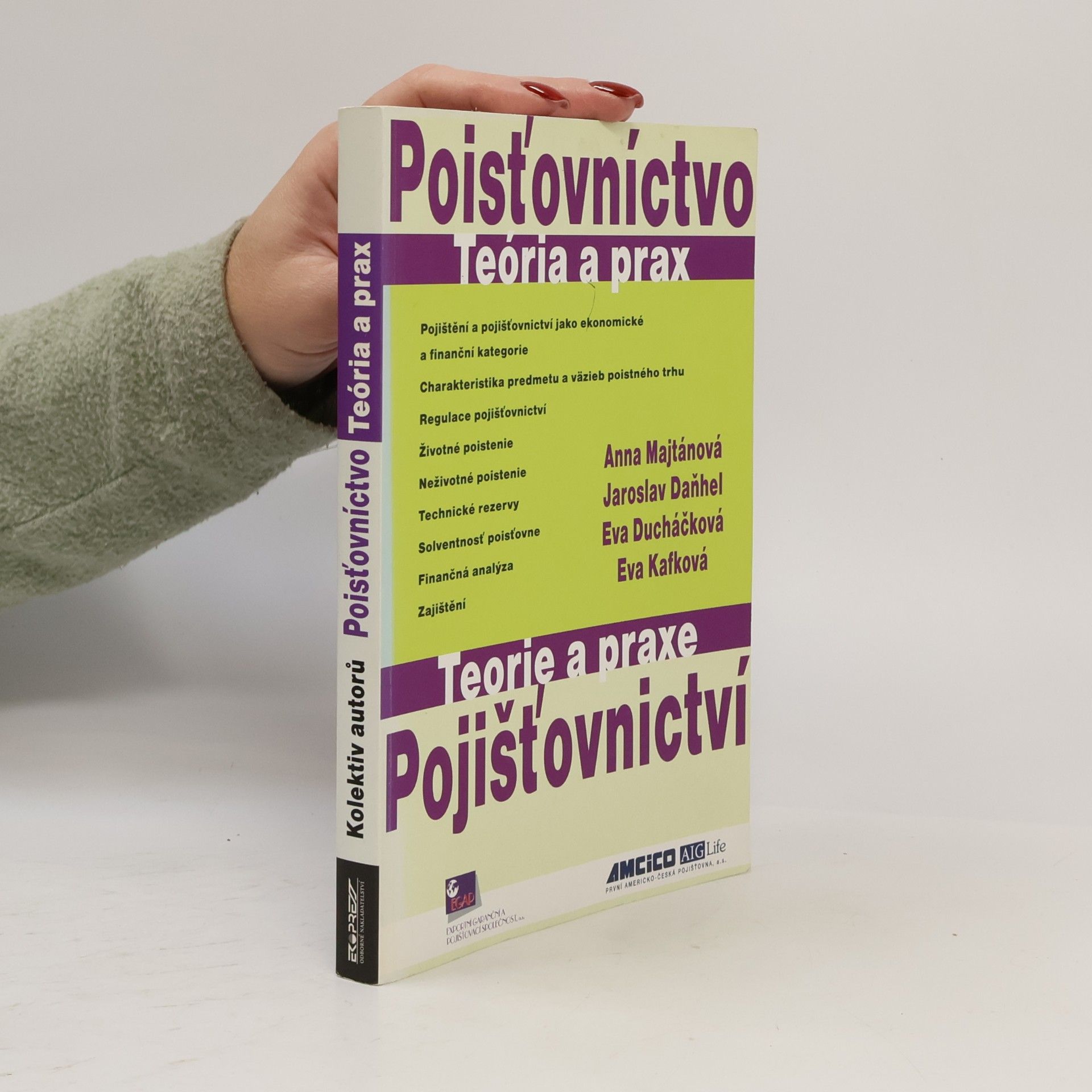 Pojišťovnictví - Teorie a praxe