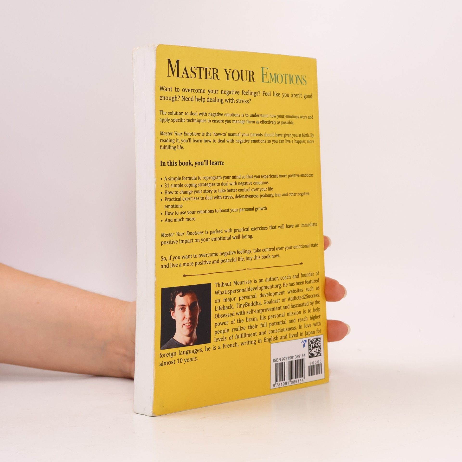 Thibaut Meurisse Master Your Emotions
