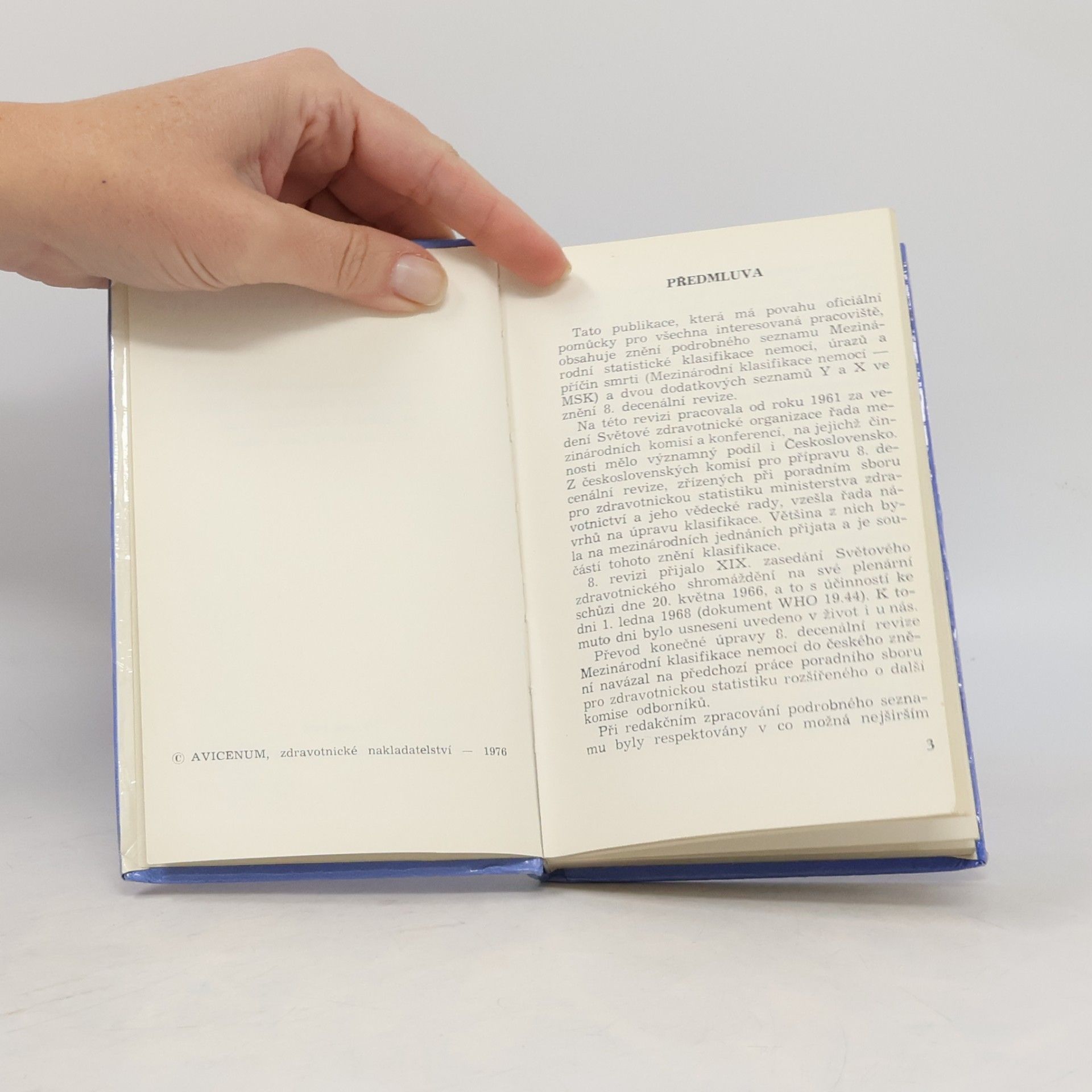 Miroslav Šantrůček Klasifikace nemocí 1966. Mezinárodní statistická klasifikace nemocí, úrazů a příčin smrti
