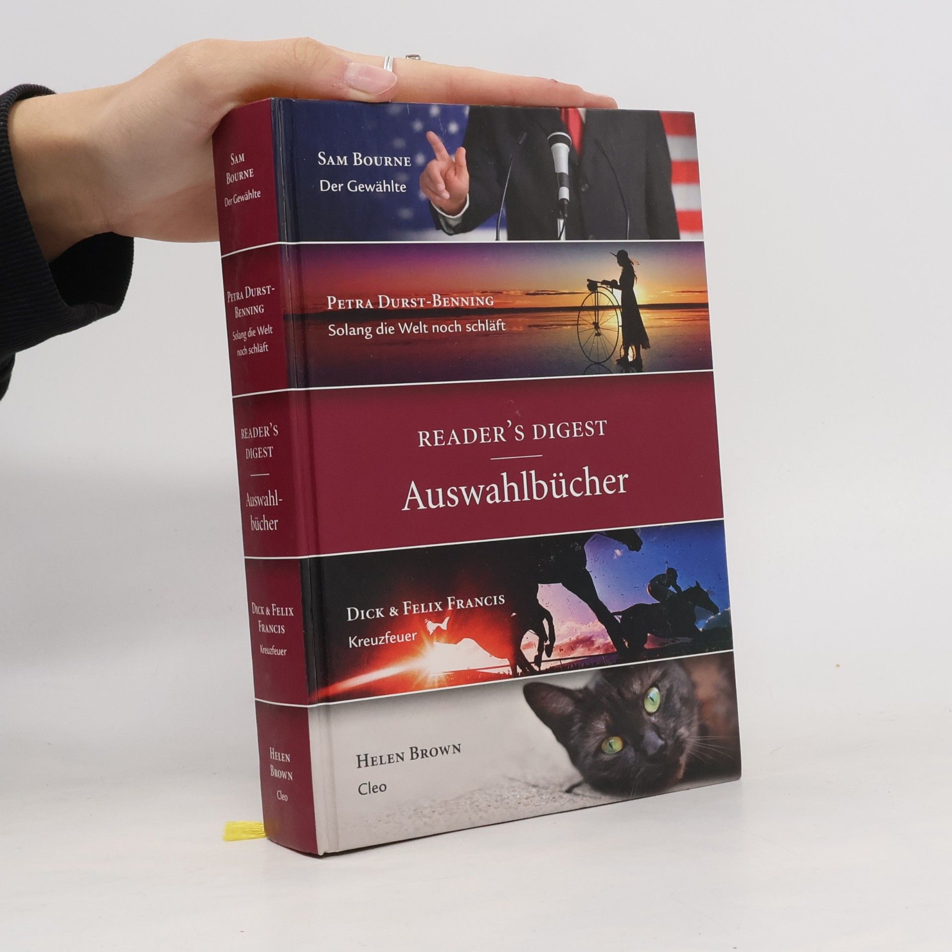 Readers Digest Auswahlbücher: Der Gewählte, Solange die Welt noch schläft, Kreuzfeuer, Cleo