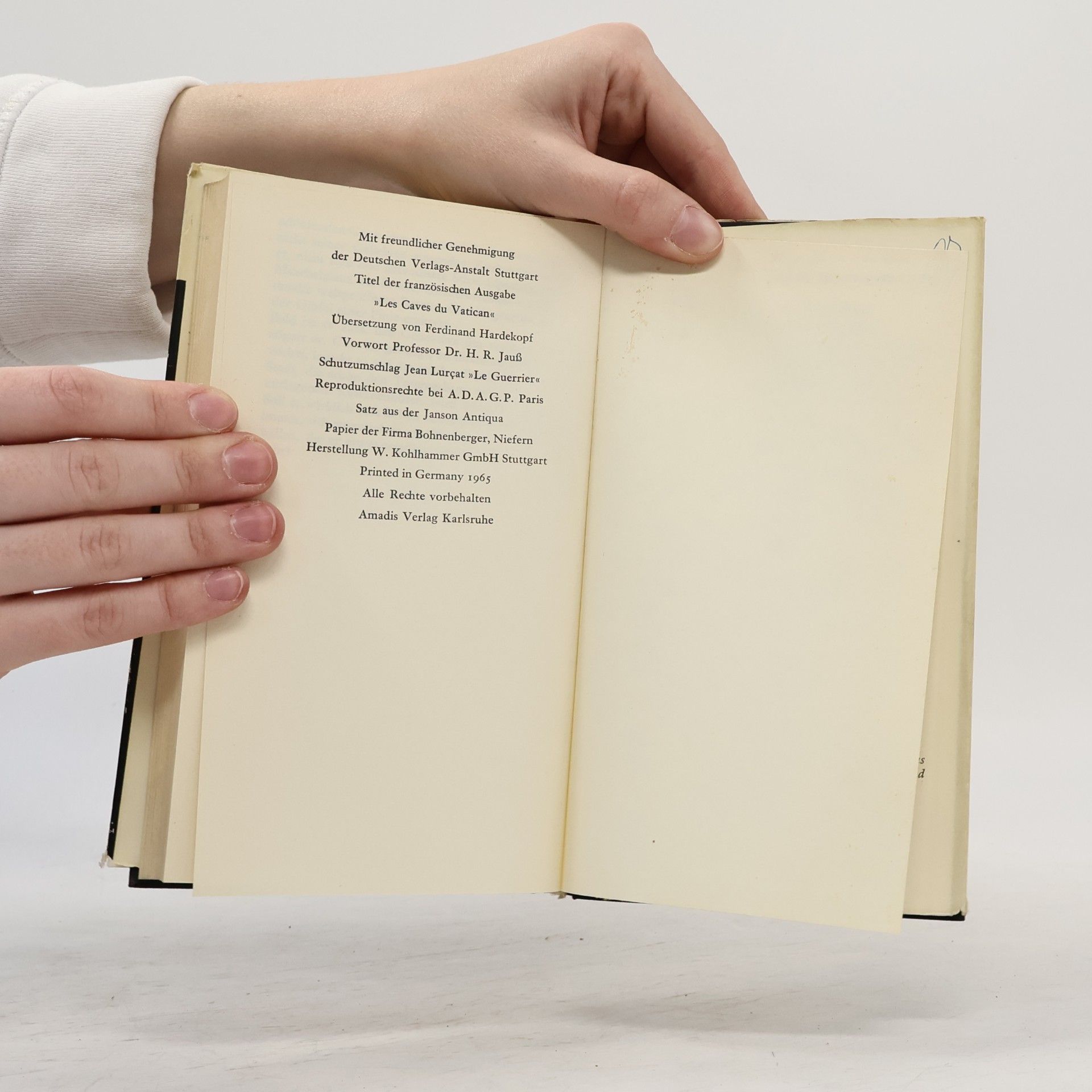 André Gide Die Verliese des Vatikan