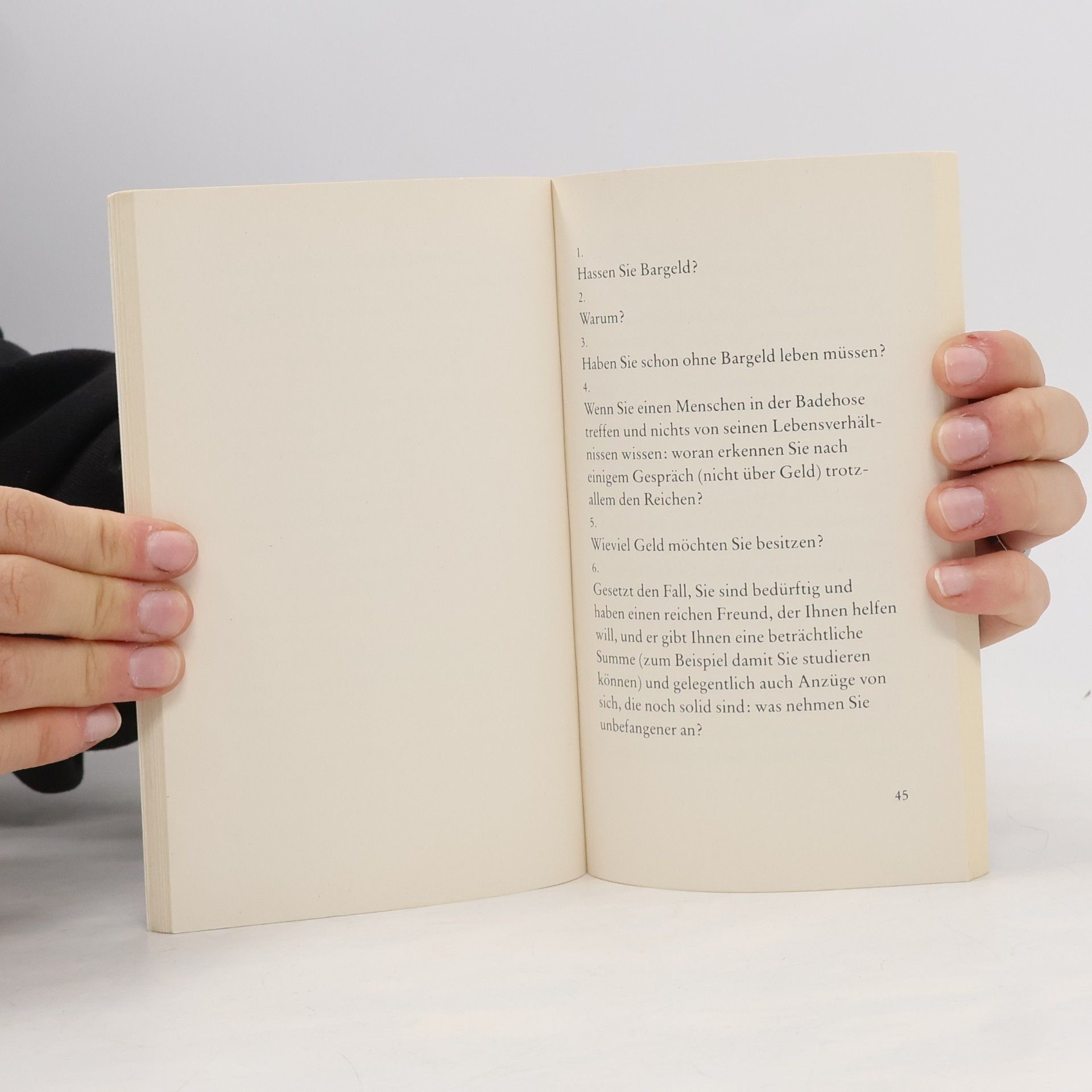 Max Frisch Fragebogen