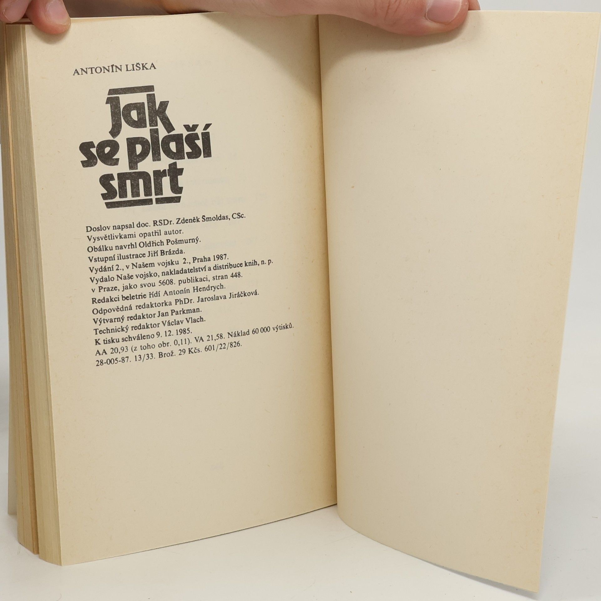 Antonín Liška Jak se plaší smrt