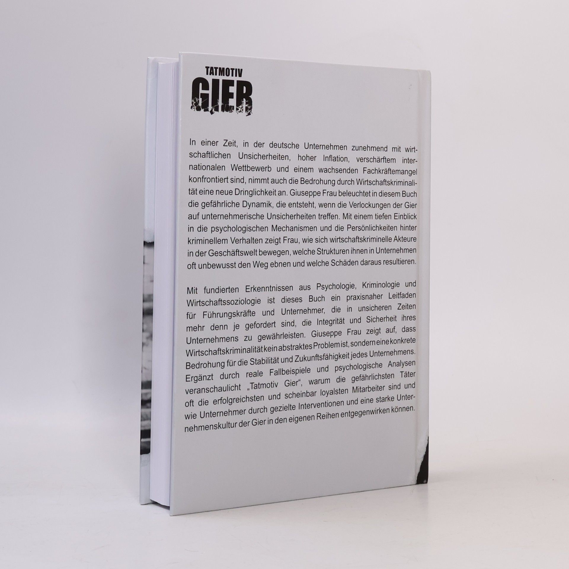 Giuseppe Frau Tatmotiv Gier