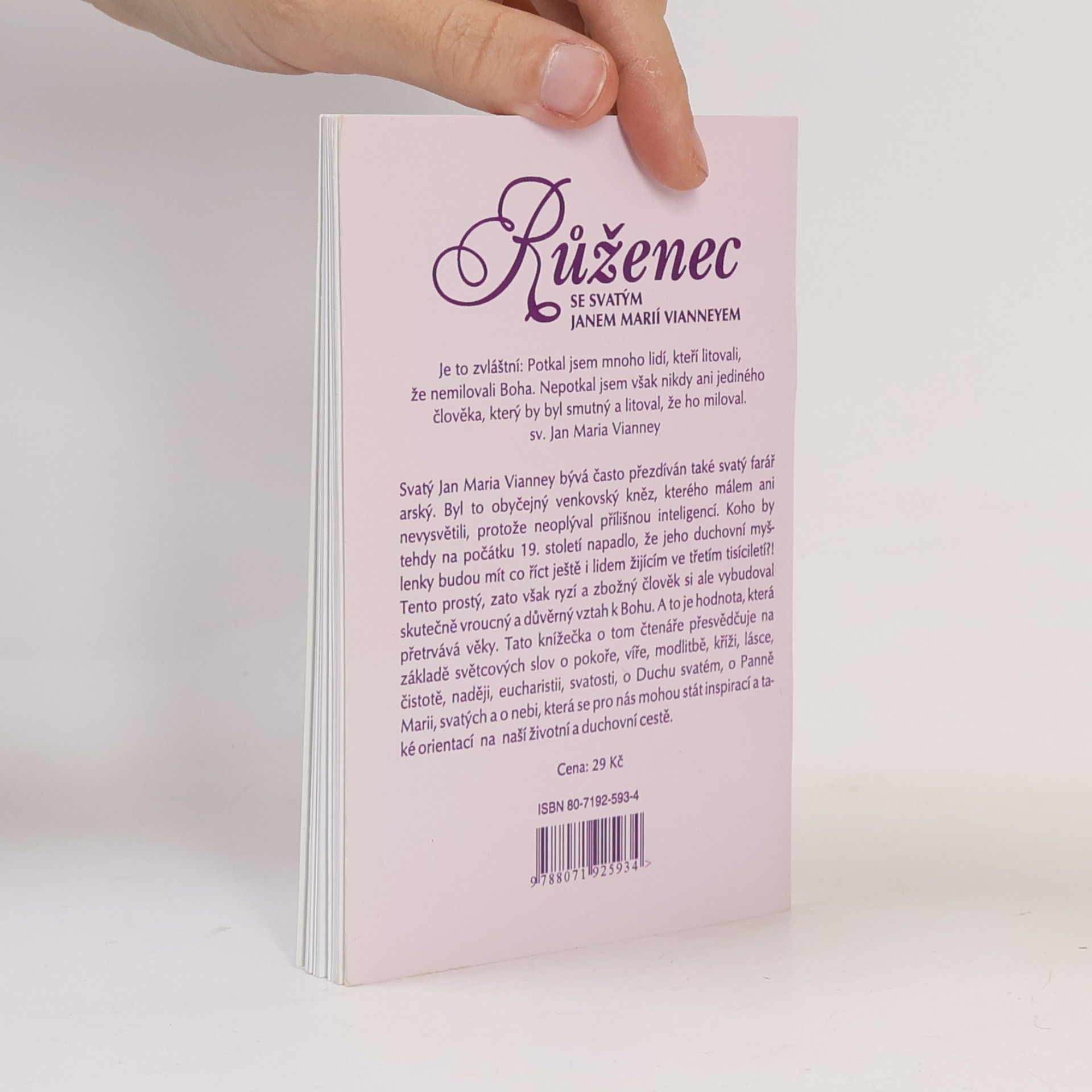 Jean-Marie Vianney Růženec se svatým Janem Marií Vianneyem