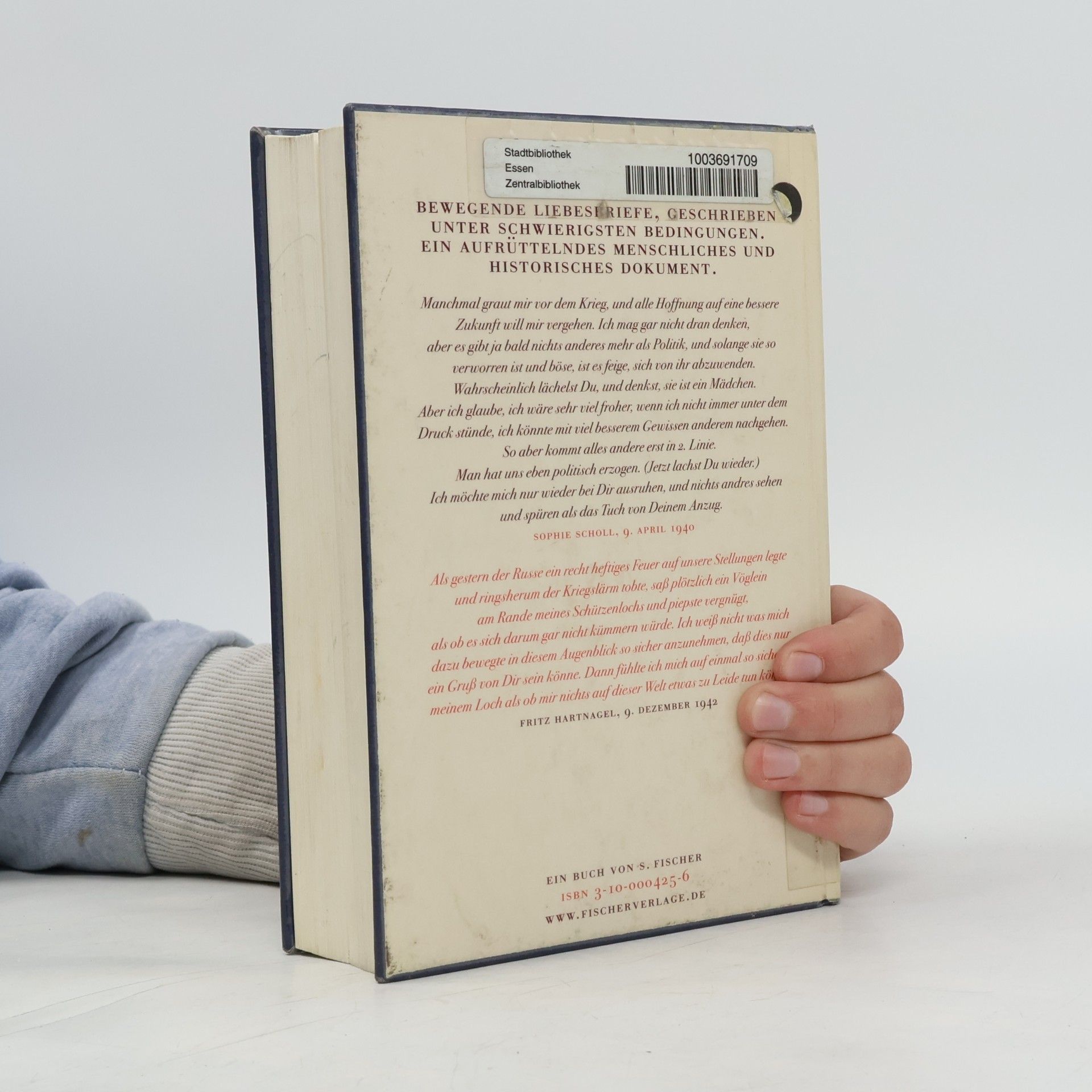 Sophie Scholl Damit wir uns nicht verlieren