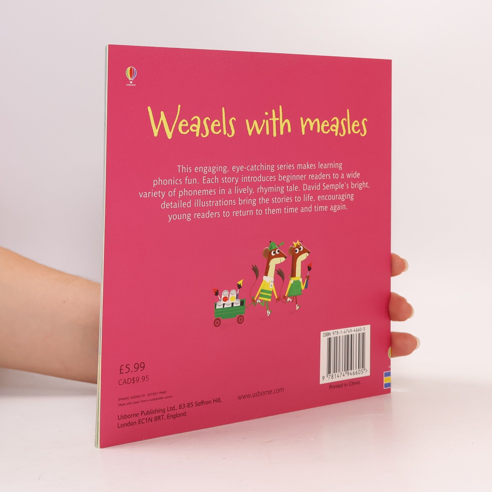 Lesley Sims Weasels with Measles