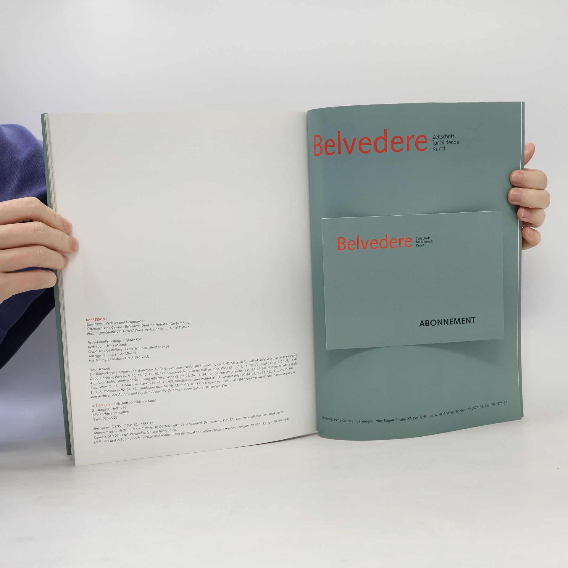 Autorenkollektiv Belvedere. Heft 2/98